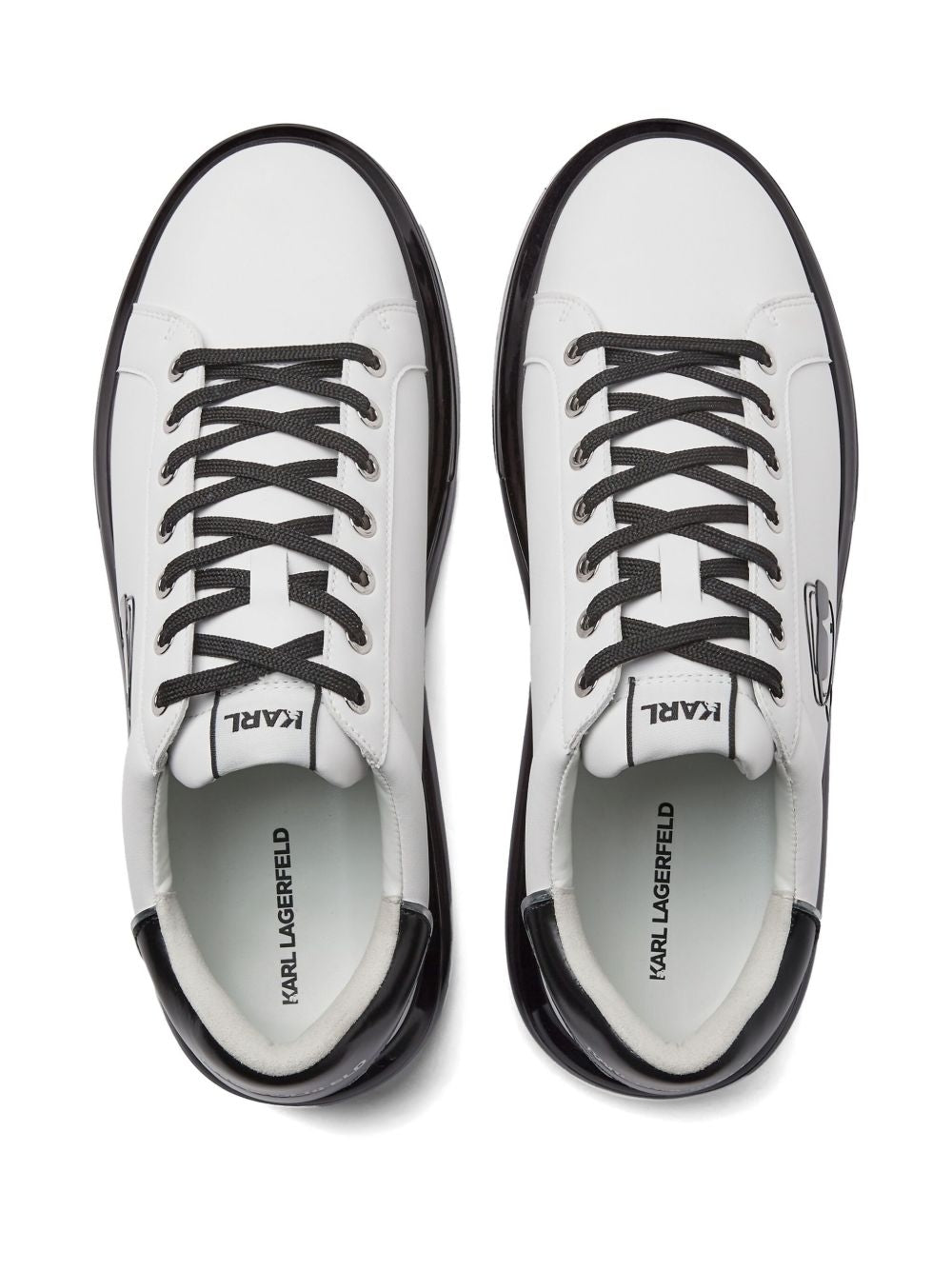Karl Lagerfeld Sapatilhas Sneakers Shoes Kl52630n Whi Black Branco Preto_shot3