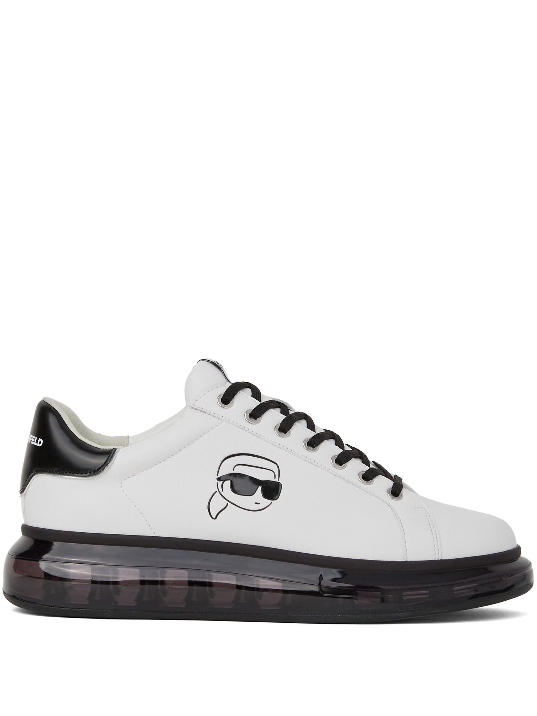 Karl Lagerfeld Sapatilhas Sneakers Shoes Kl52630n Whi Black Branco Preto_shot4