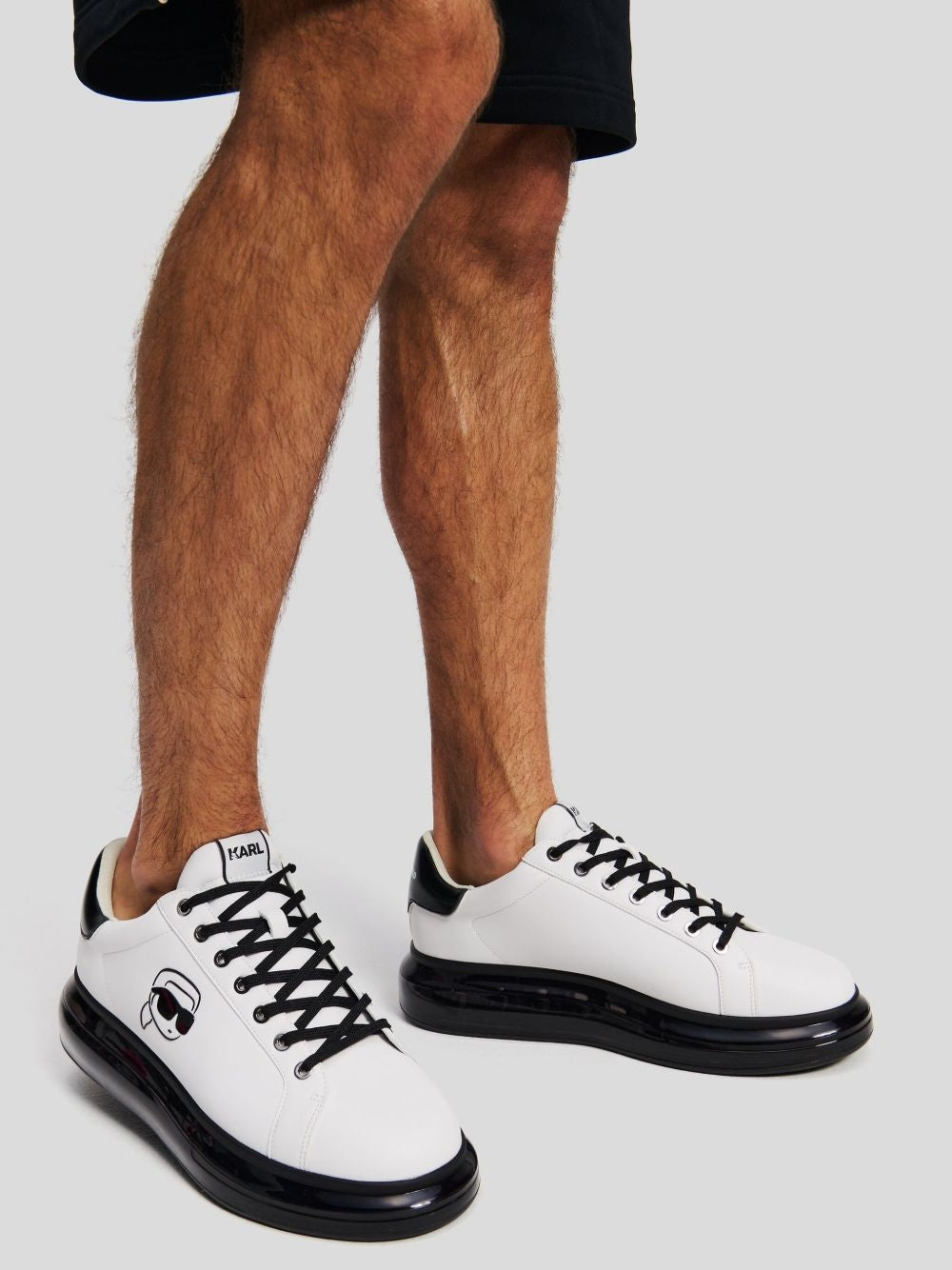 Karl Lagerfeld Sapatilhas Sneakers Shoes Kl52630n Whi Black Branco Preto_shot5