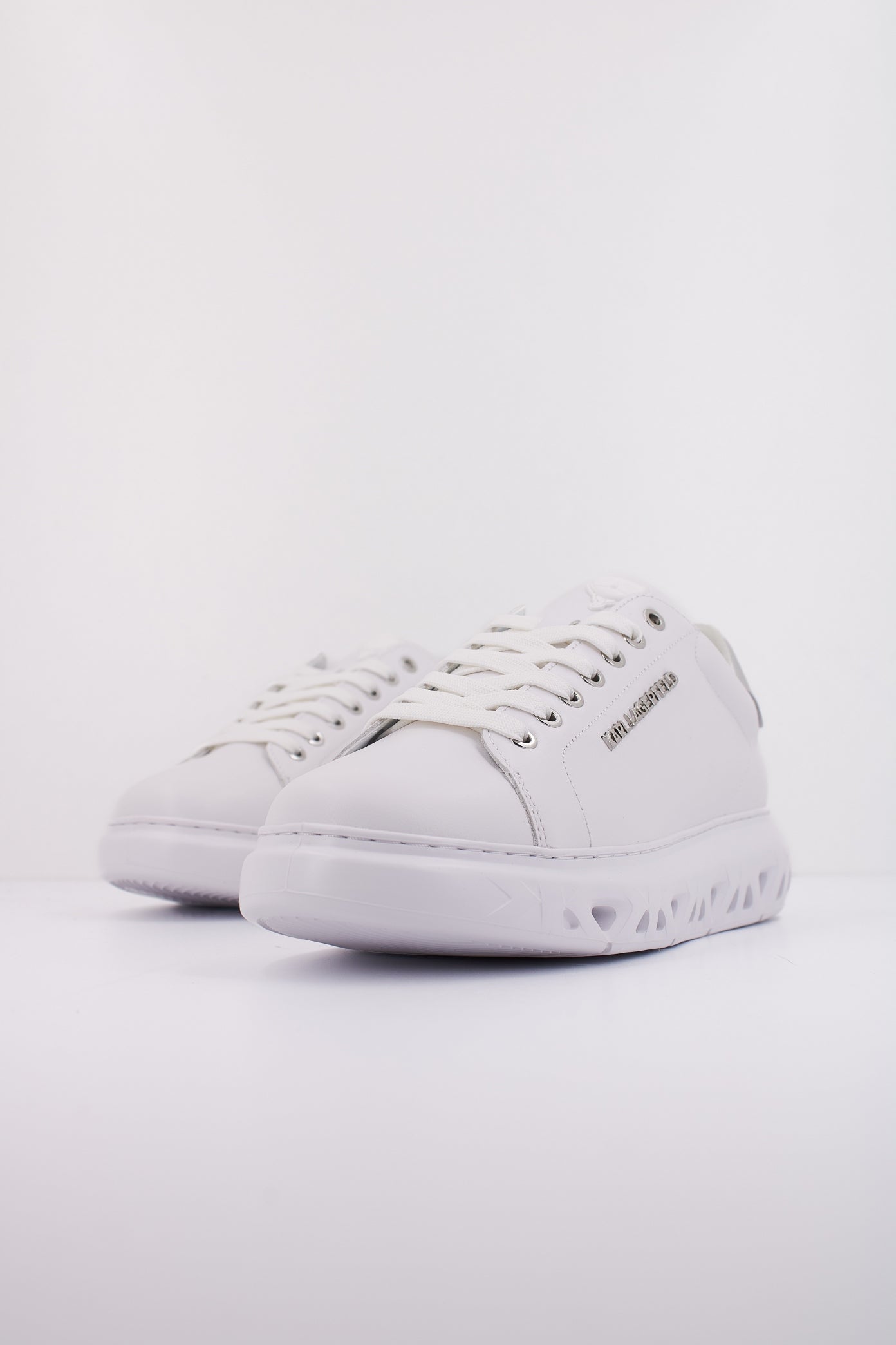 Karl Lagerfeld Sapatilhas Sneakers Shoes Kl54519a Whi Silver Branco Prateado_shot2