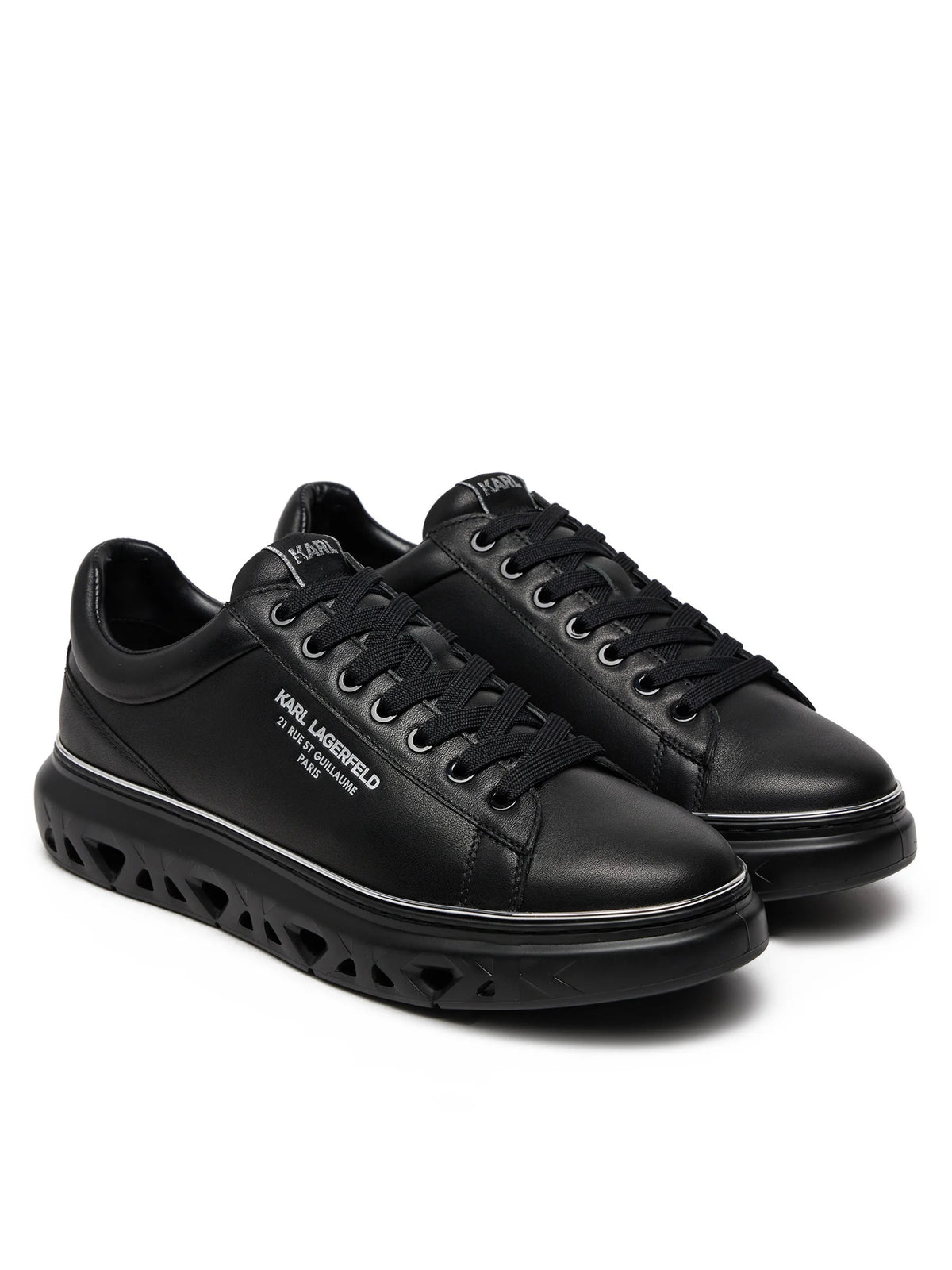 Karl Lagerfeld Sapatilhas Sneakers Shoes Kl54525 Triple Blk Preto_shot1