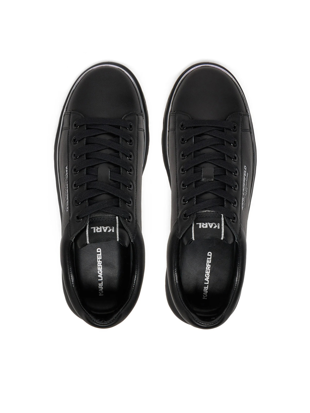 Karl Lagerfeld Sapatilhas Sneakers Shoes Kl54525 Triple Blk Preto_shot4