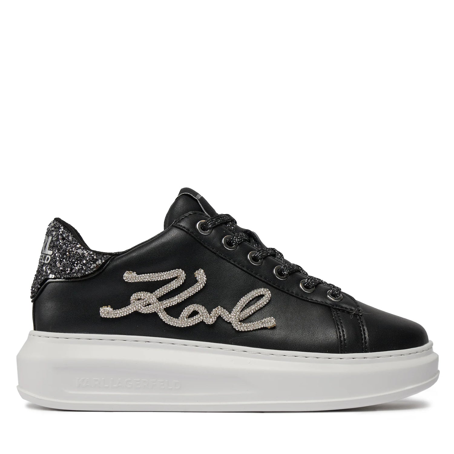 Karl Lagerfeld Sapatilhas Sneakers Shoes Kl62510g Blk Silver Preto Silver_shot1