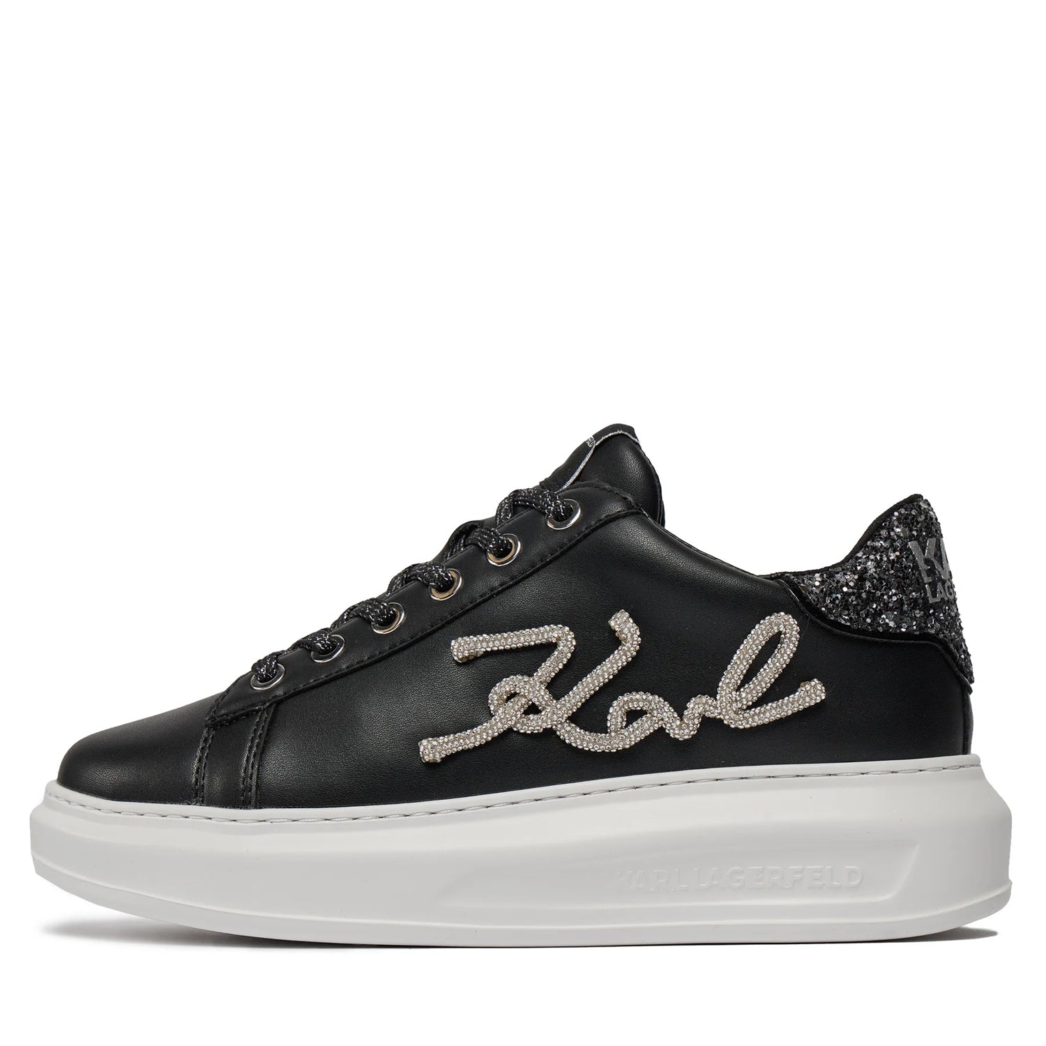 Karl Lagerfeld Sapatilhas Sneakers Shoes Kl62510g Blk Silver Preto Silver_shot5