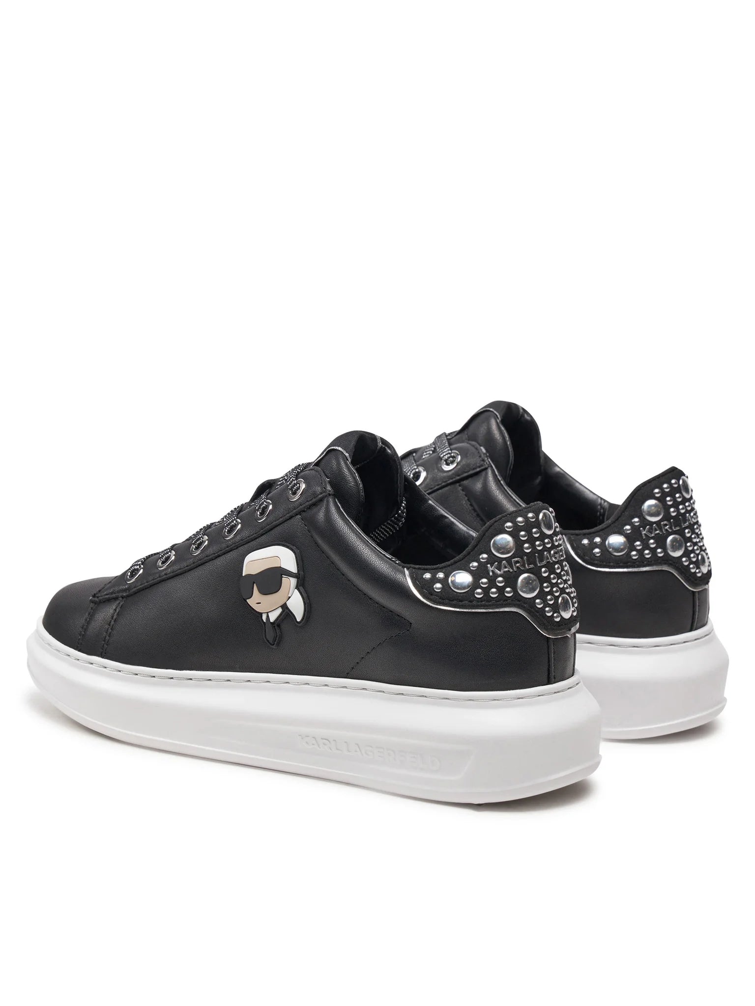 Karl Lagerfeld Sapatilhas Sneakers Shoes Kl62529m Blk Silver Preto Silver_shot2