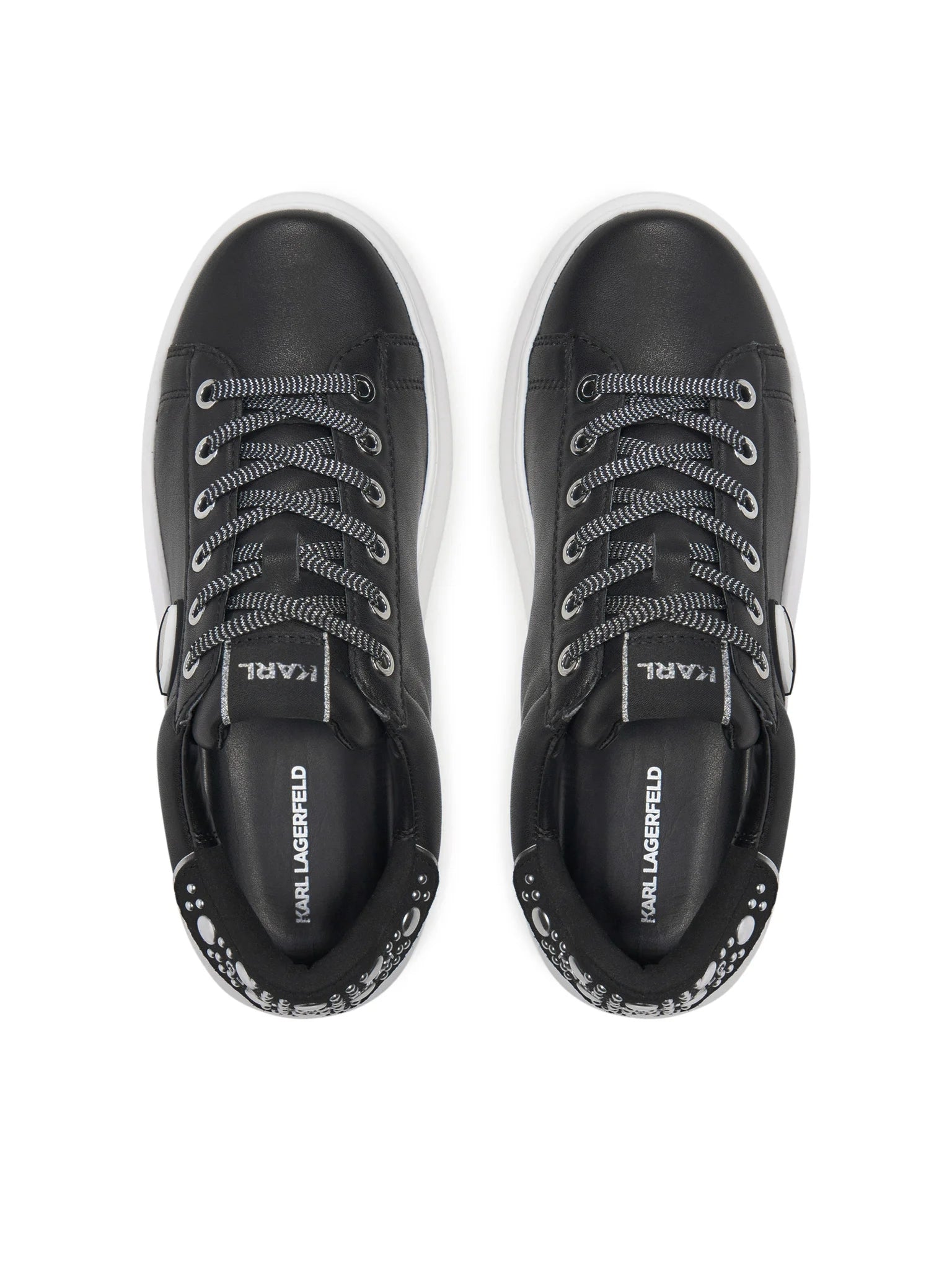 Karl Lagerfeld Sapatilhas Sneakers Shoes Kl62529m Blk Silver Preto Silver_shot4