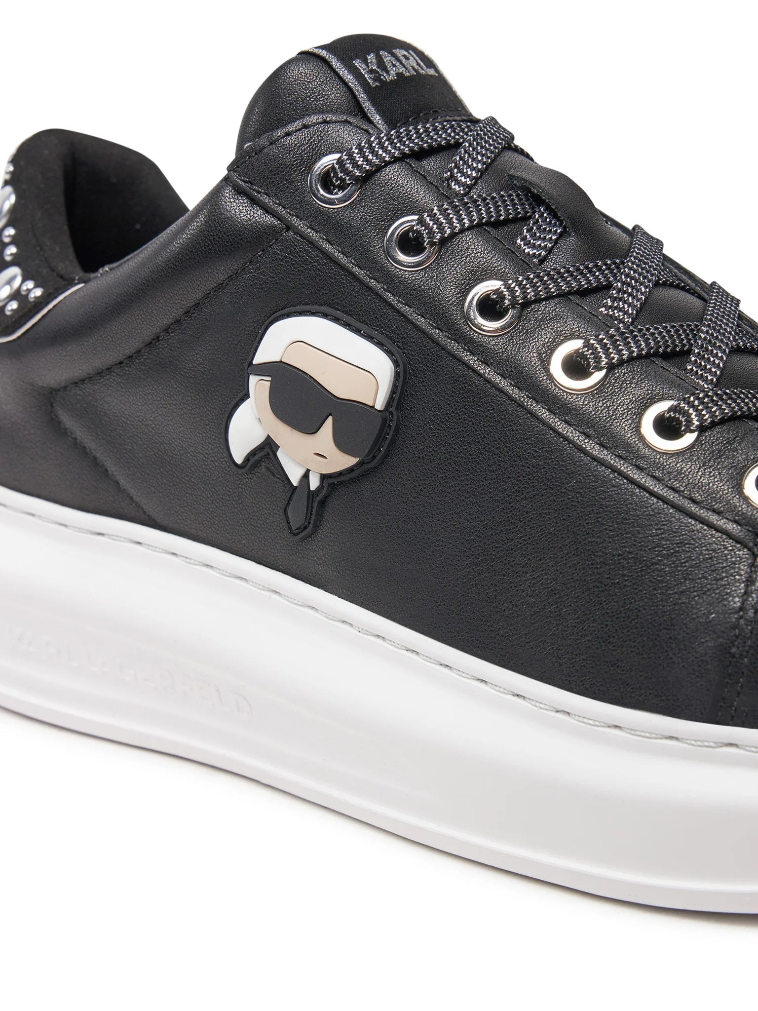 Karl Lagerfeld Sapatilhas Sneakers Shoes Kl62529m Blk Silver Preto Silver_shot5