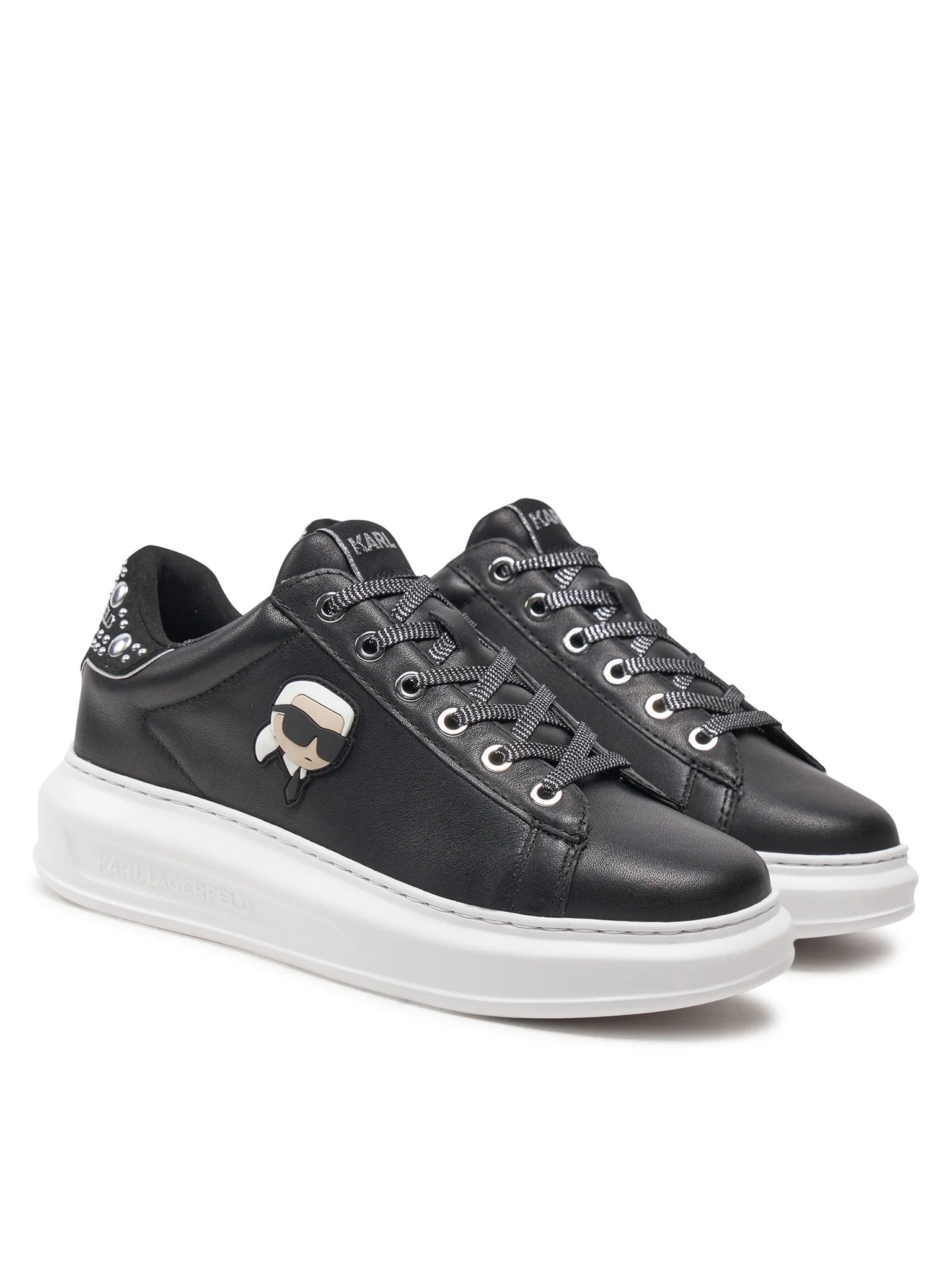 Karl Lagerfeld Sapatilhas Sneakers Shoes Kl62529m Blk Silver Preto Silver_shot6