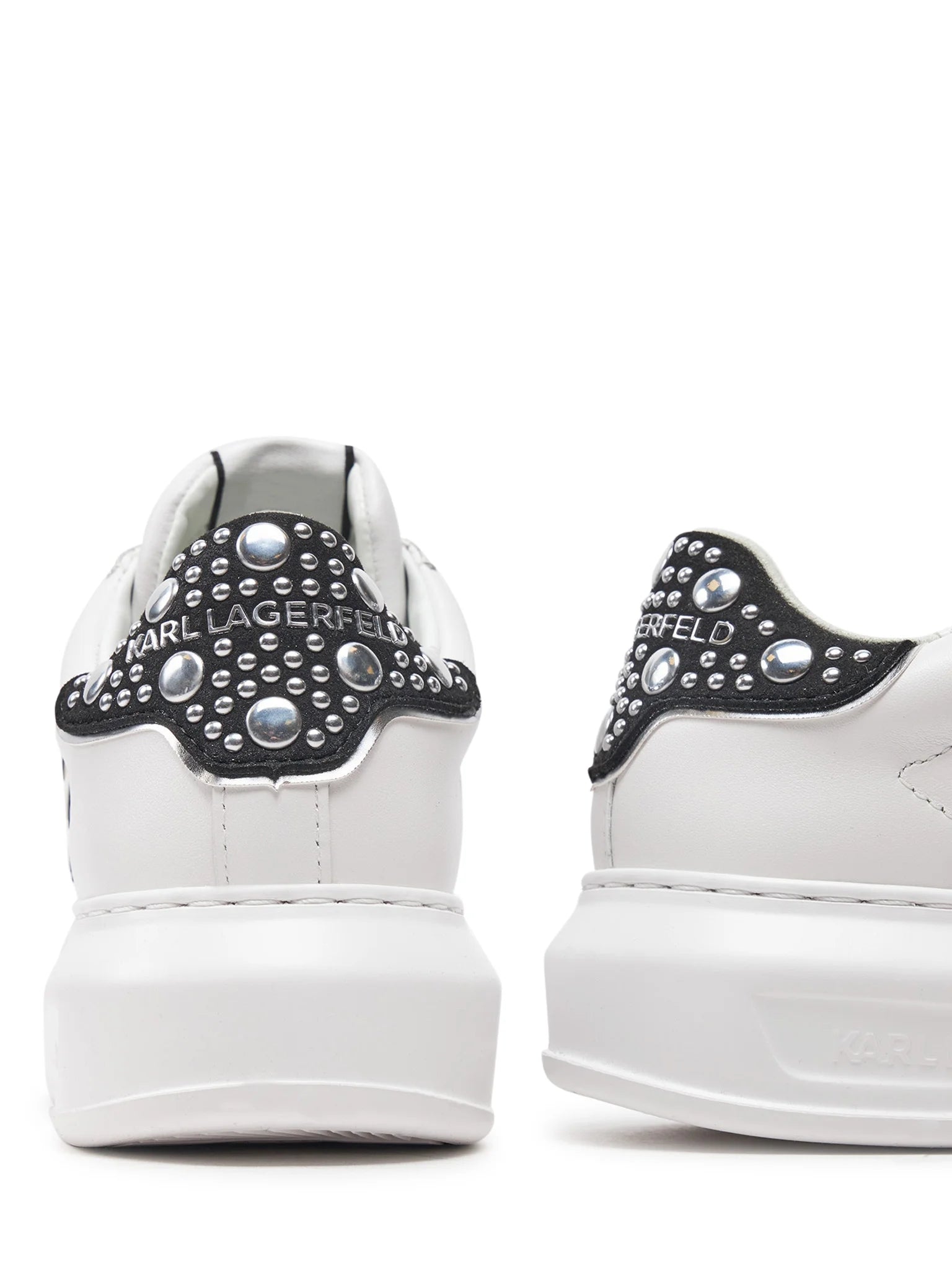 Karl Lagerfeld Sapatilhas Sneakers Shoes Kl62529m Whi Silver Branco Prateado_shot5