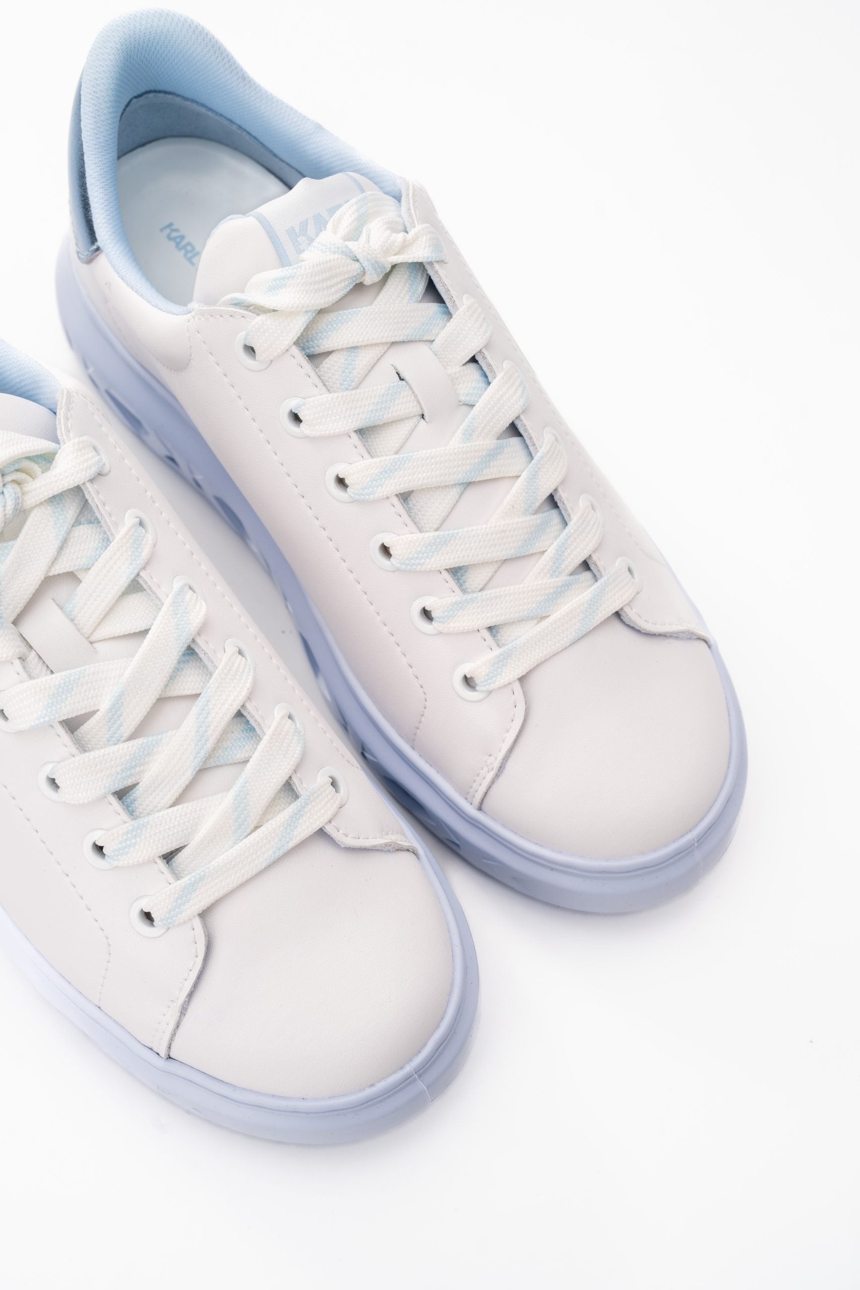 Karl Lagerfeld Sapatilhas Sneakers Shoes Kl64525 Whi Blue Branco Azul_shot3