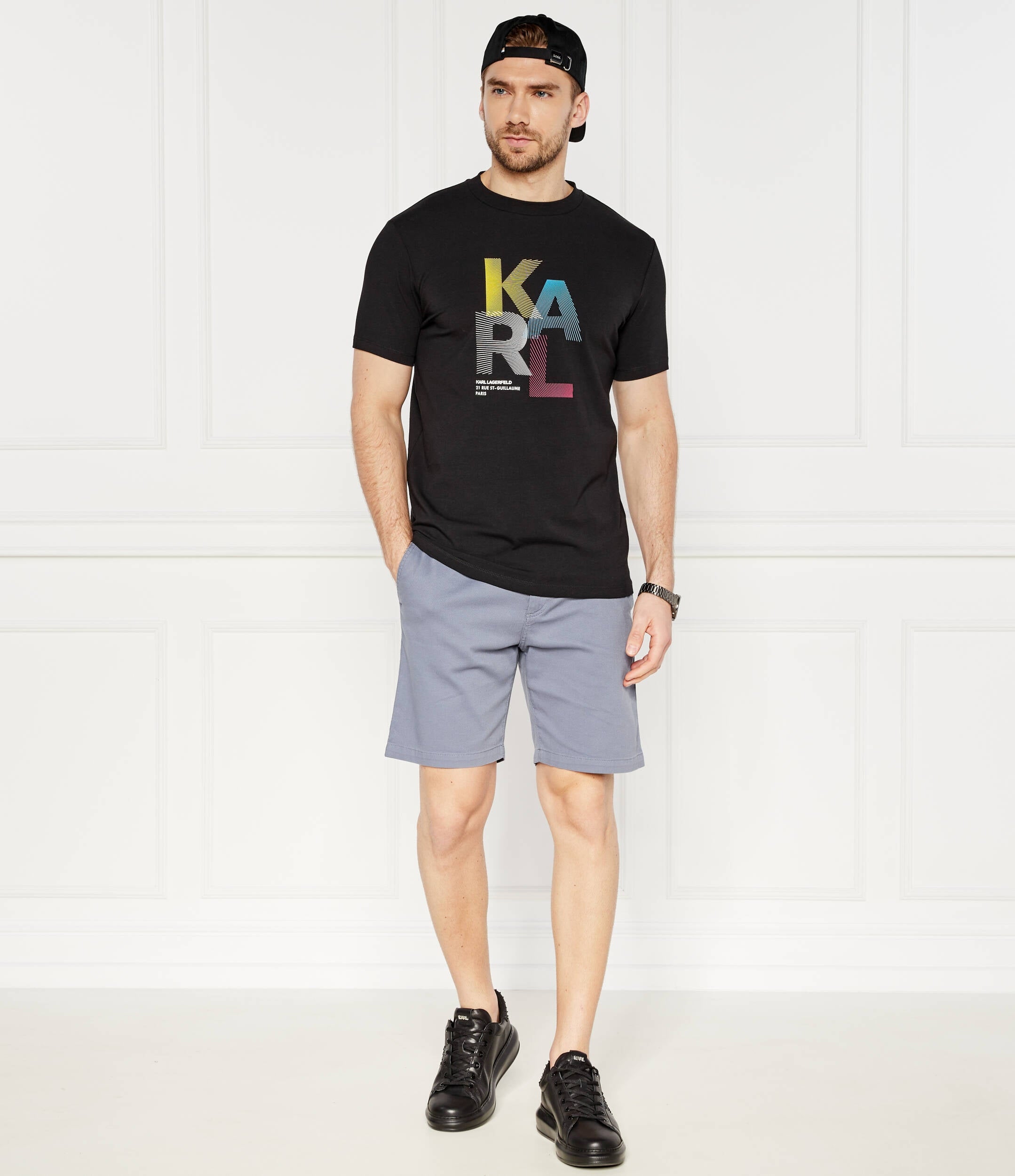 T Shirt Karl Lagerfeld Preto