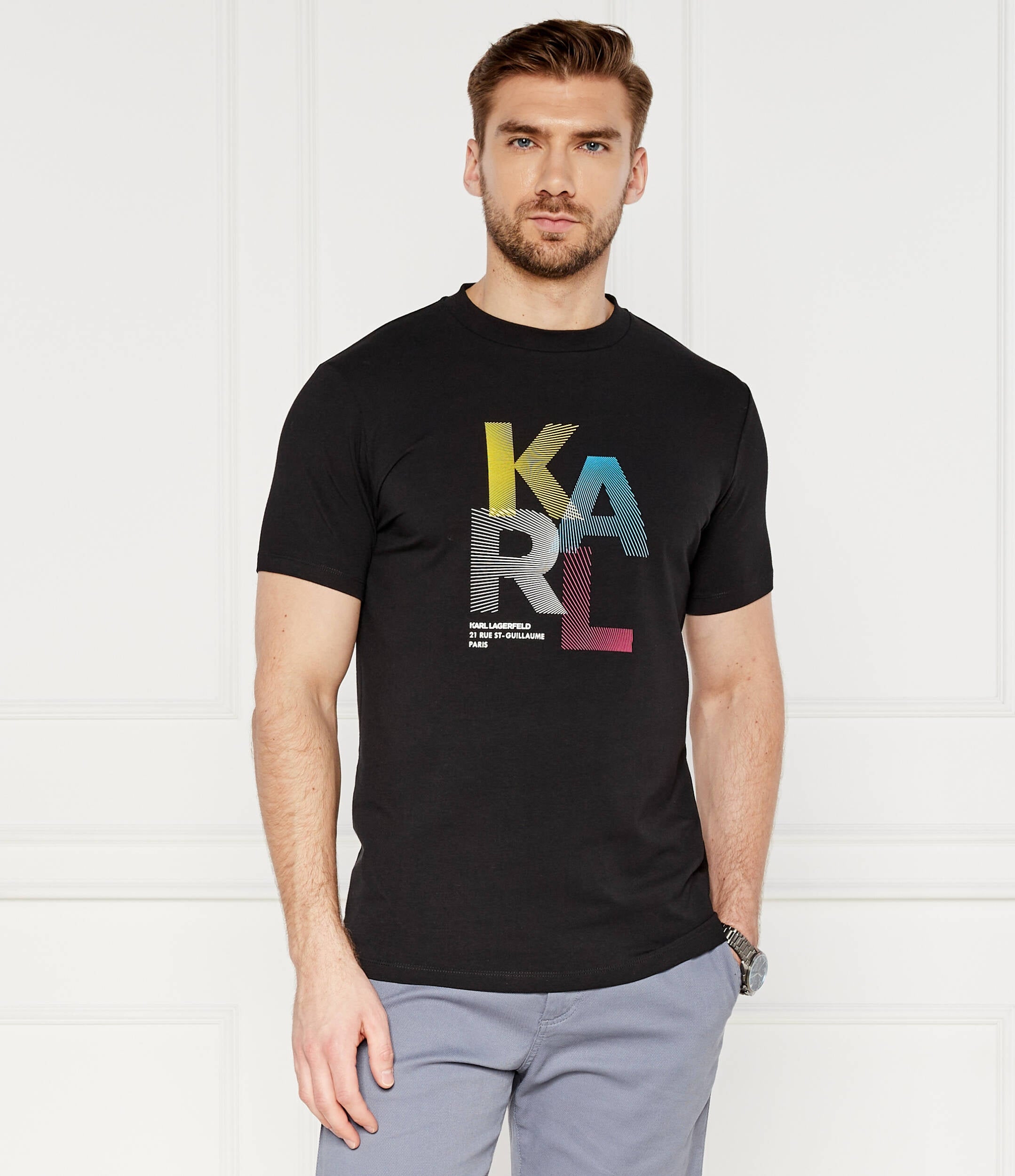 T Shirt Karl Lagerfeld Preto
