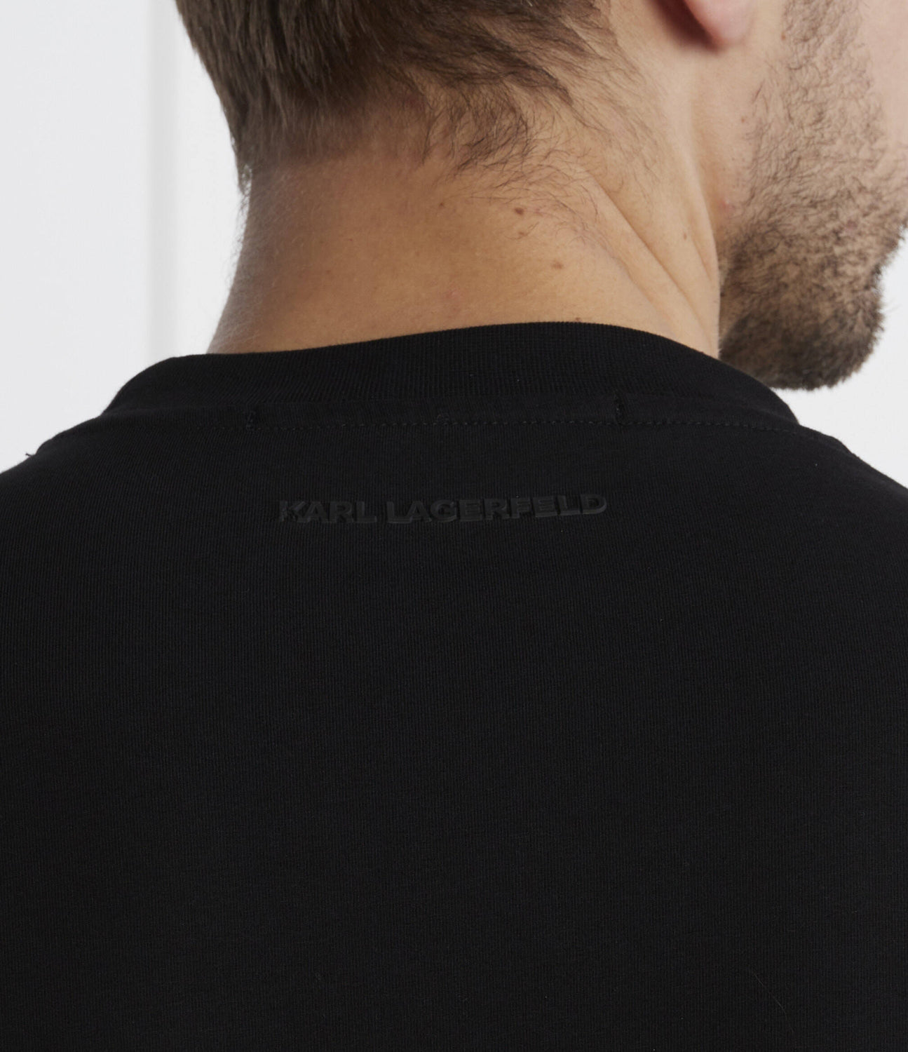 Karl Lagerfeld T Shirt Kl755040 Black Preto_shot3