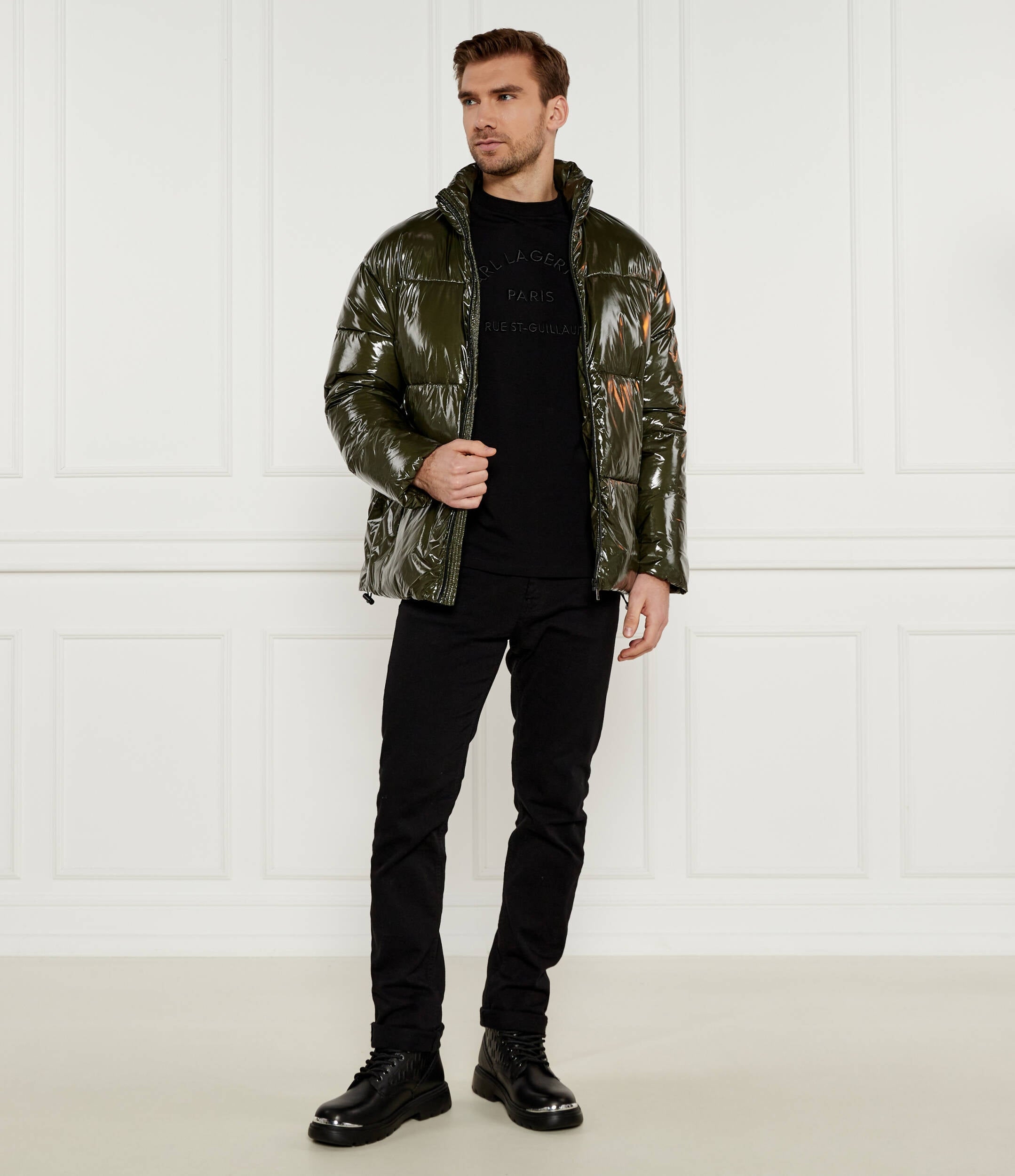 Karl Lagerfeld T Shirt Kl755050 Black Preto_shot4