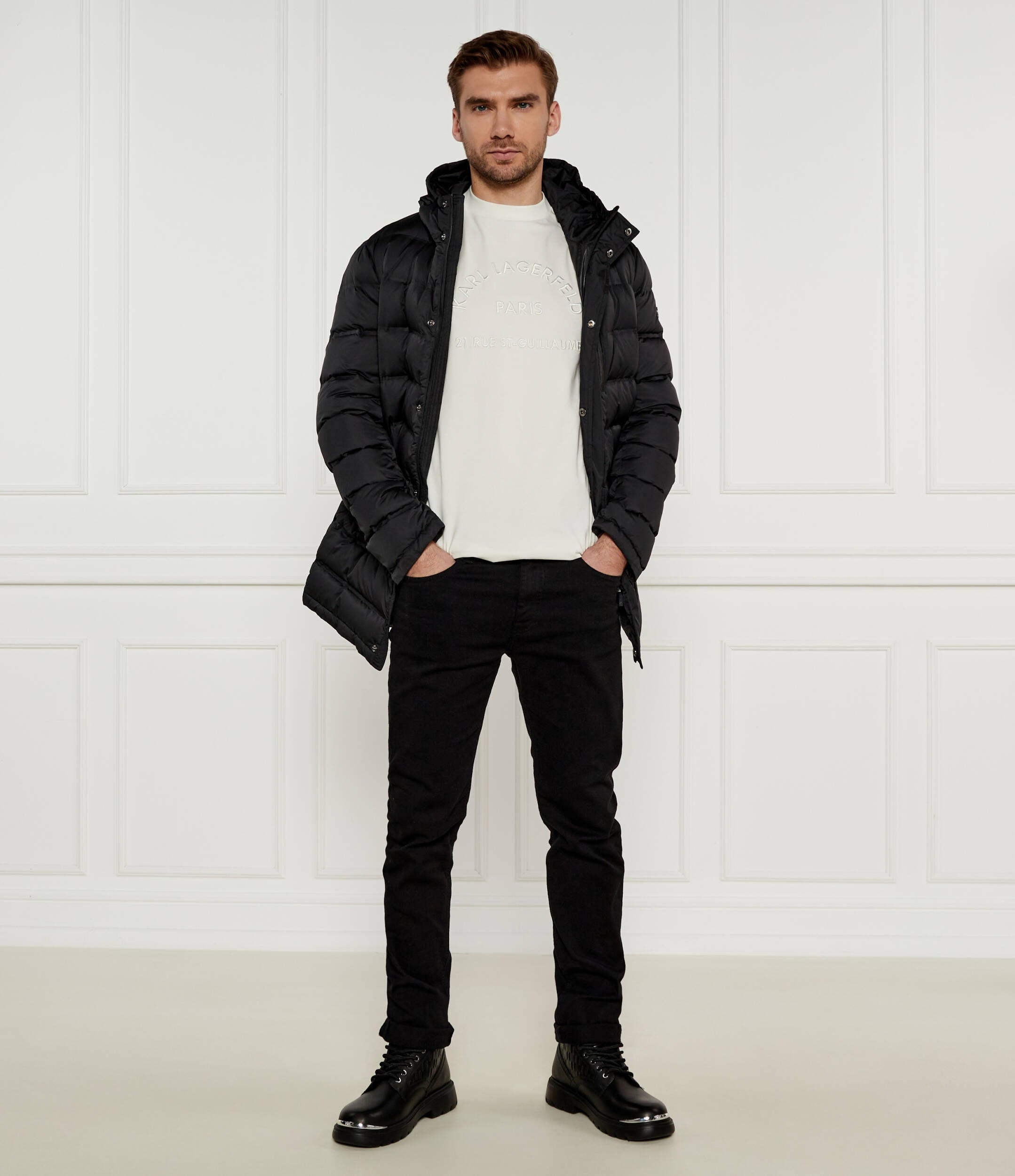 Karl Lagerfeld T Shirt Kl755050 White Branco_shot1