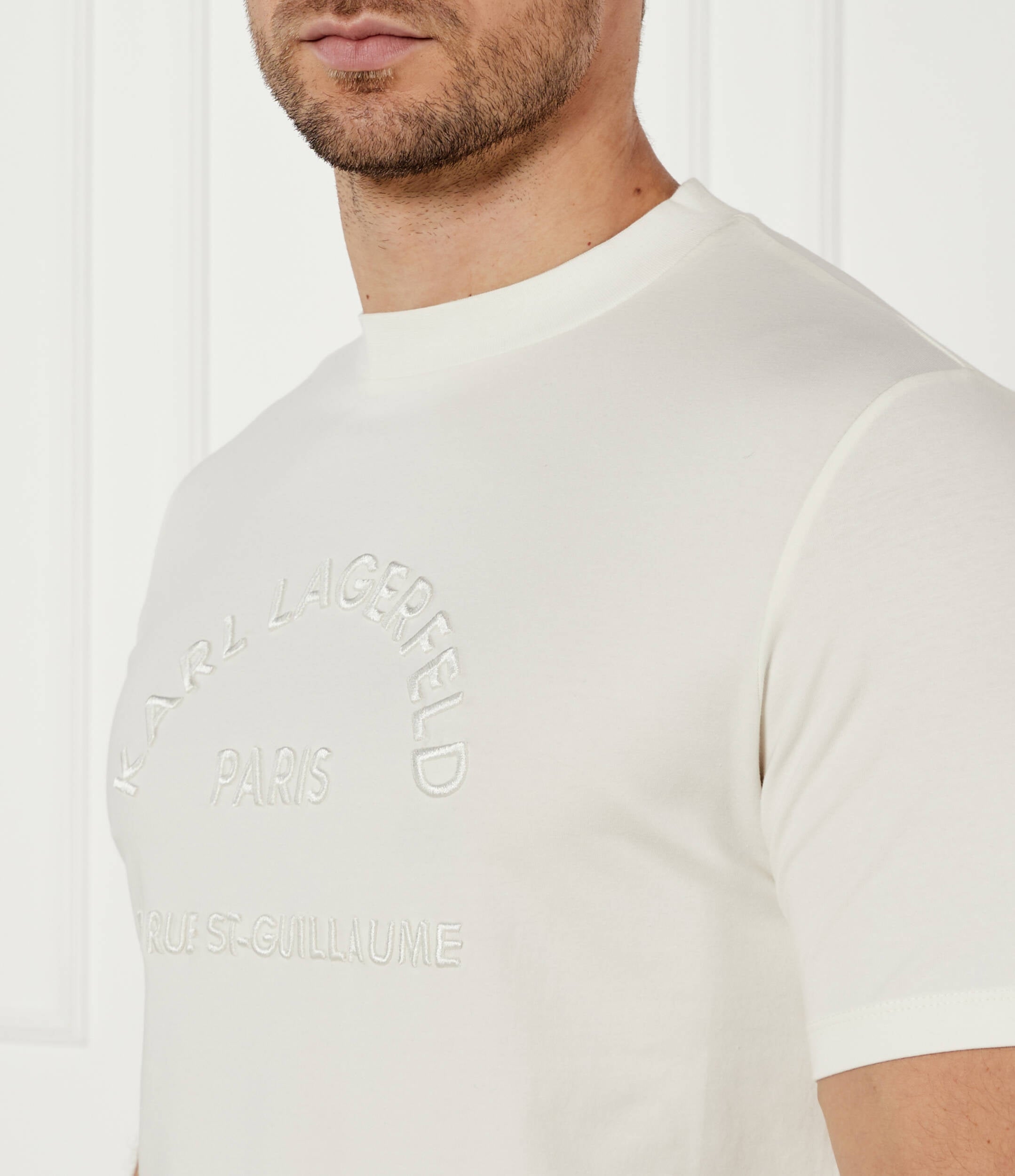 Karl Lagerfeld T Shirt Kl755050 White Branco_shot4