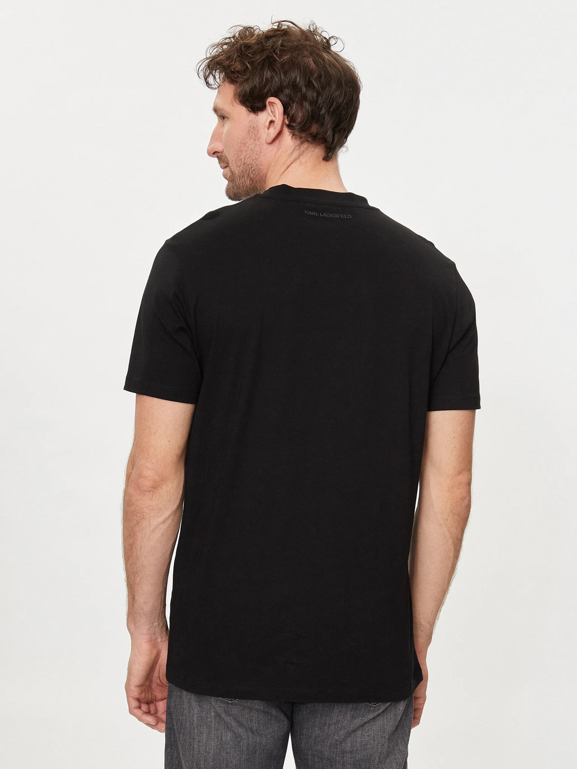 Karl Lagerfeld T Shirt Kl755082 Black Preto_shot2