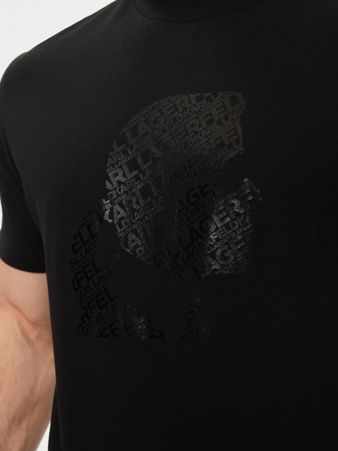 Karl Lagerfeld T Shirt Kl755082 Black Preto_shot4