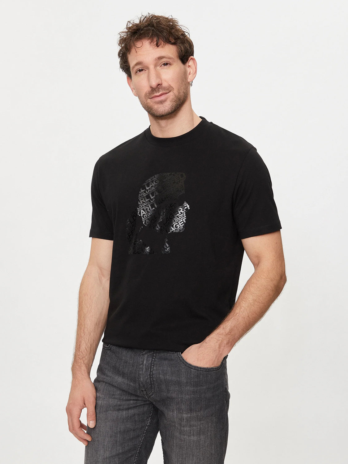 Karl Lagerfeld T Shirt Kl755082 Black Preto_shot5