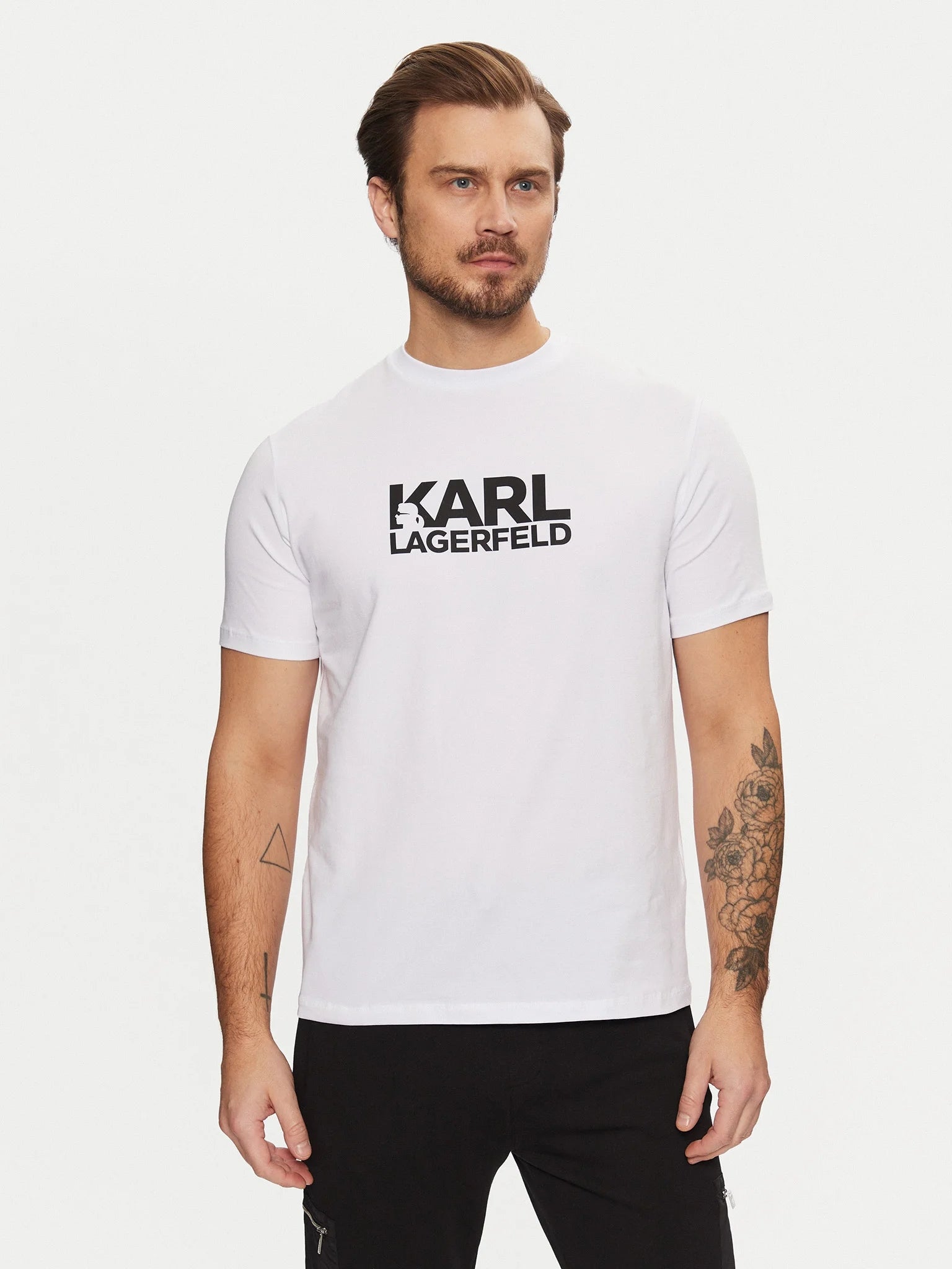 Karl Lagerfeld T Shirt Kl755087 White Branco_shot5