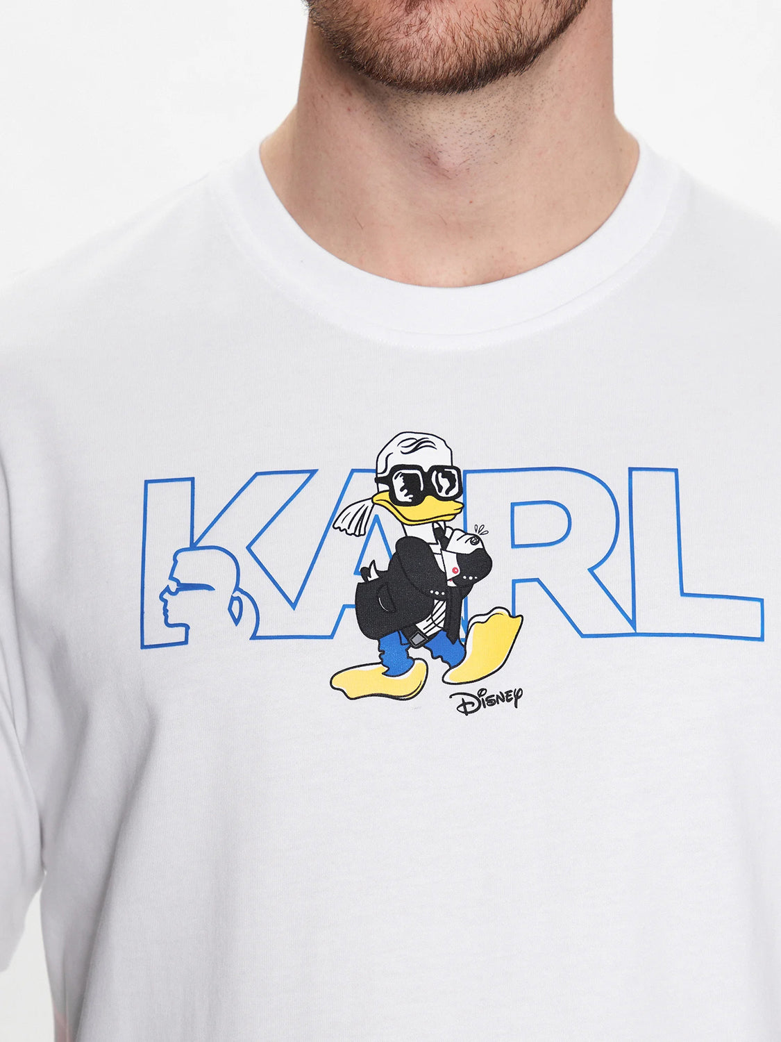 Karl Lagerfeld T Shirt Kl755097 White Branco_shot3