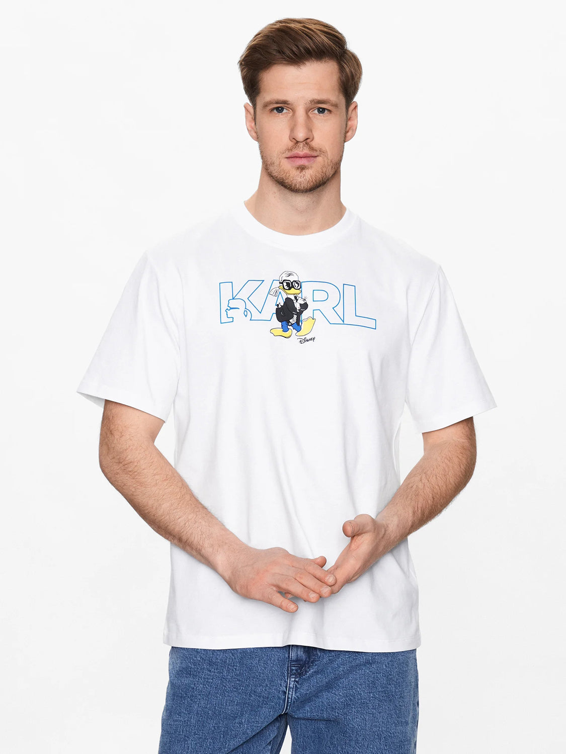 Karl Lagerfeld T Shirt Kl755097 White Branco_shot5
