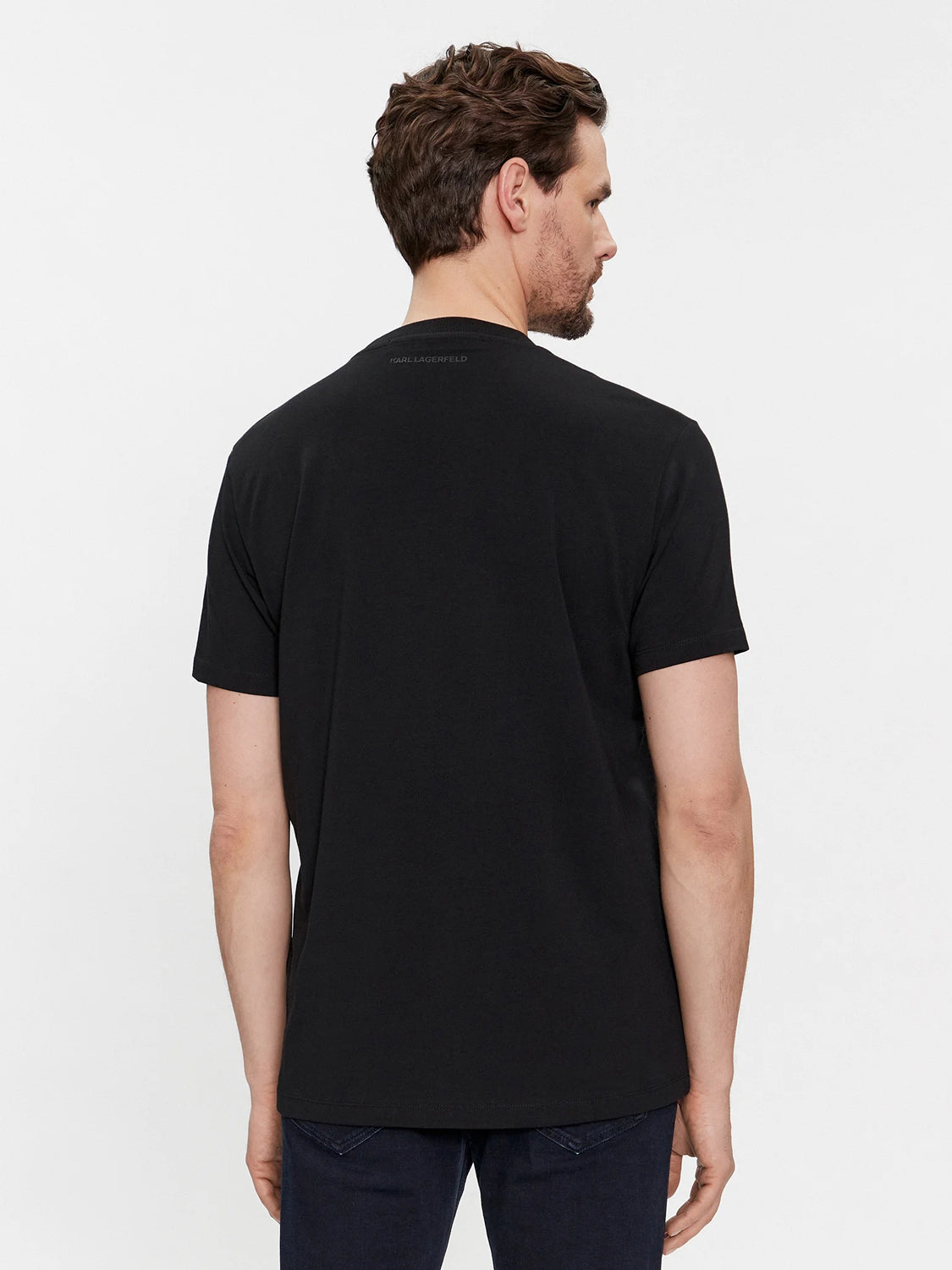Karl Lagerfeld T Shirt Kl755403 Black Preto_shot1