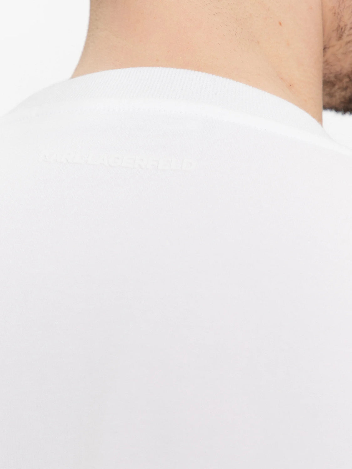 Karl Lagerfeld T Shirt Kl755403 White Branco_shot2