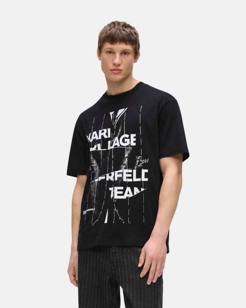 Karl Lagerfeld T Shirt Klb3m17034 Black Preto_shot2