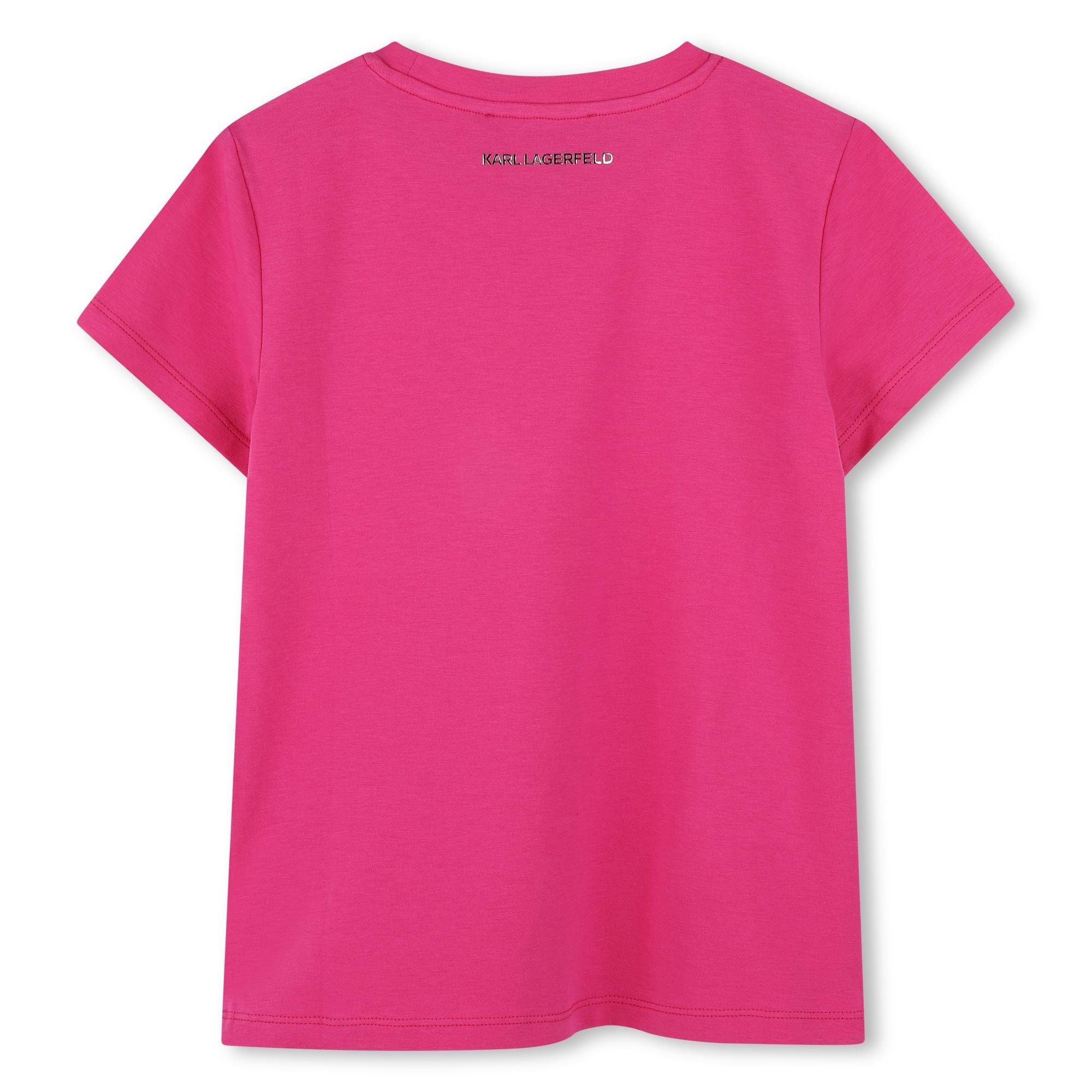 Karl Lagerfeld T Shirt Klz30447 Fuxia Fuxia_shot2