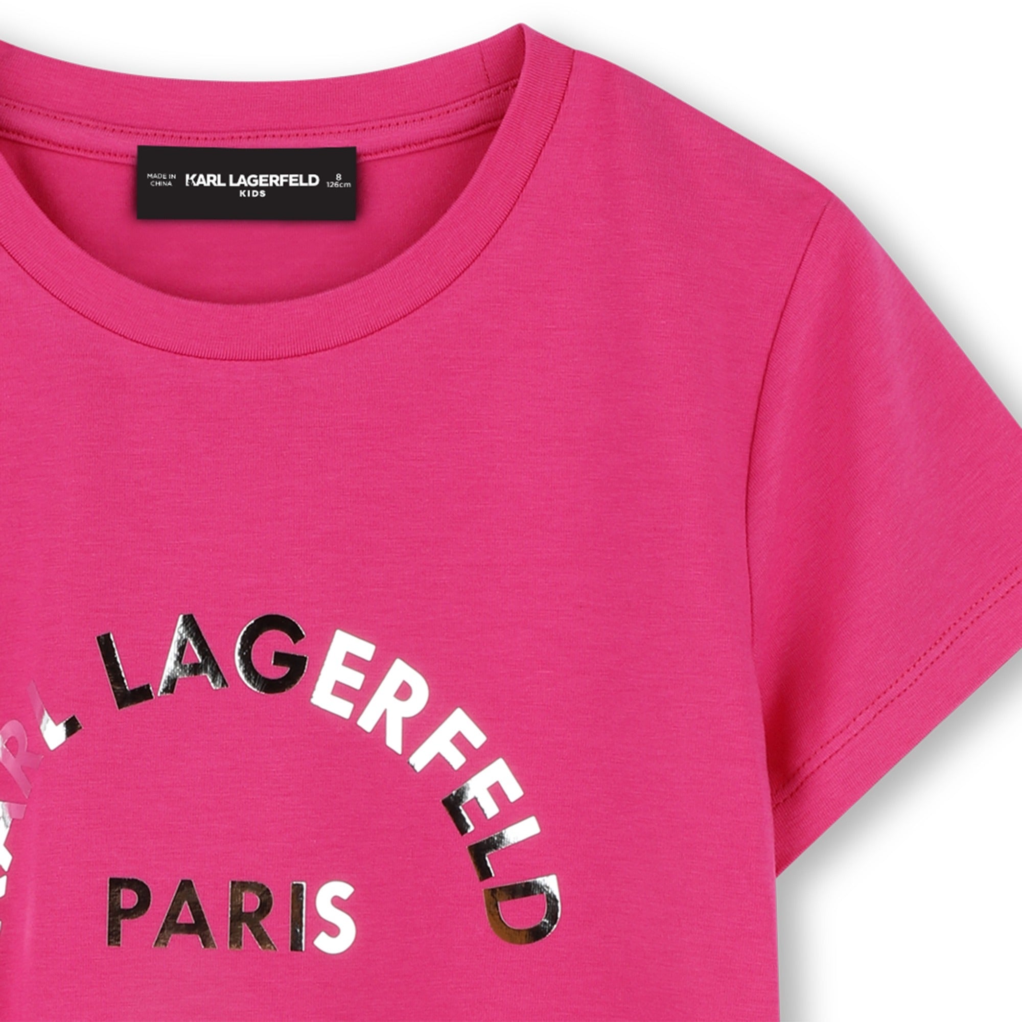 Karl Lagerfeld T Shirt Klz30447 Fuxia Fuxia_shot3