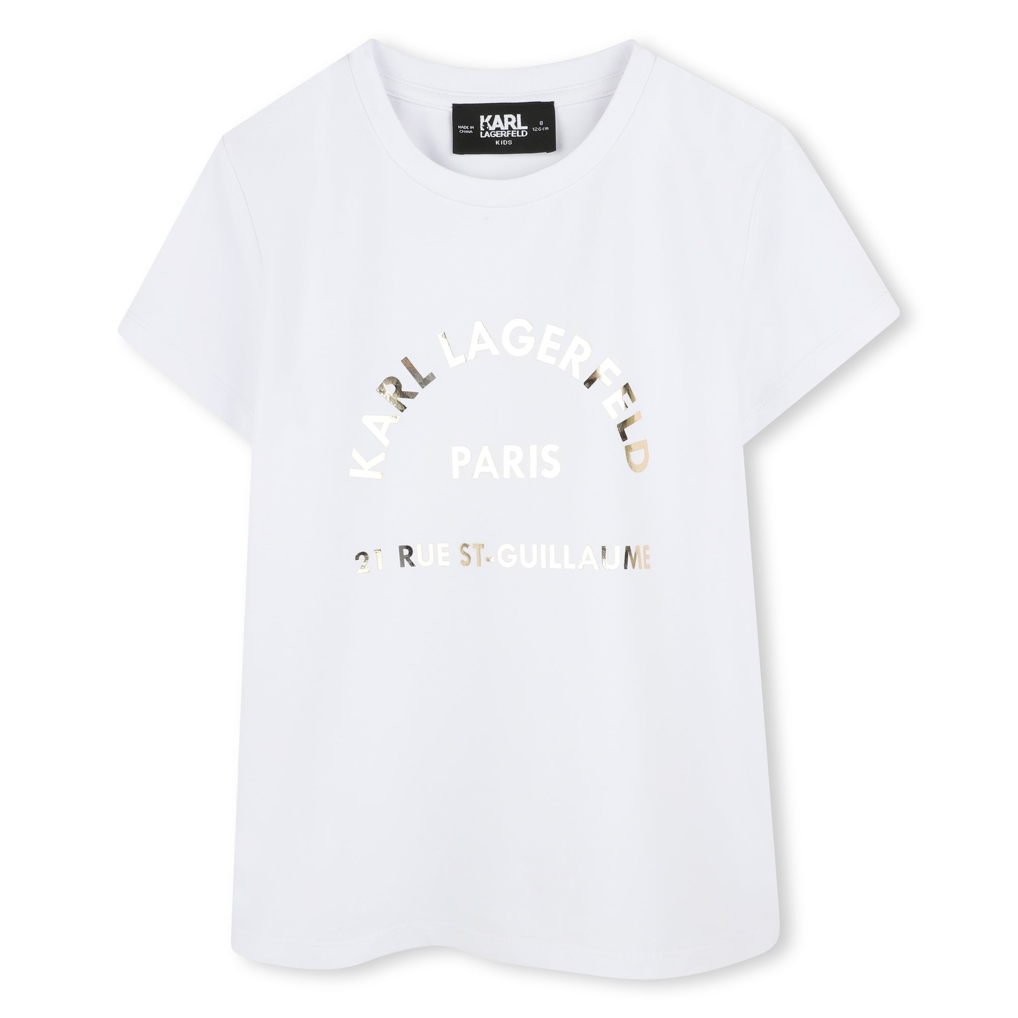 Karl Lagerfeld T Shirt Klz30447 White Branco_shot1