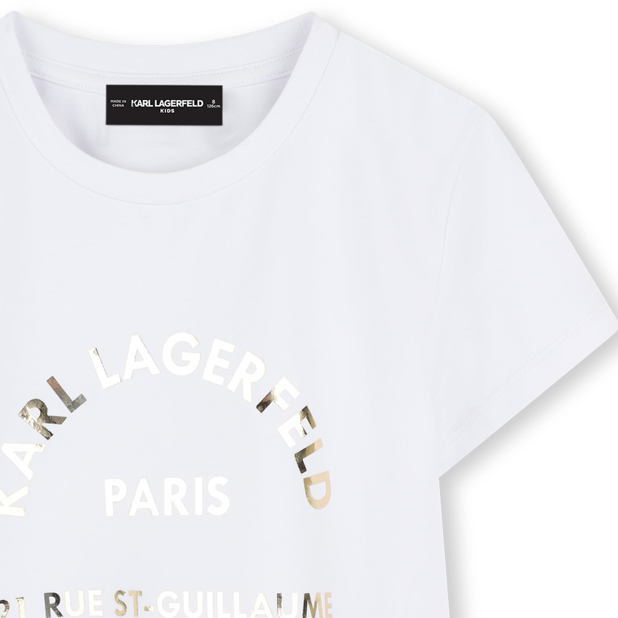 Karl Lagerfeld T Shirt Klz30447 White Branco_shot3