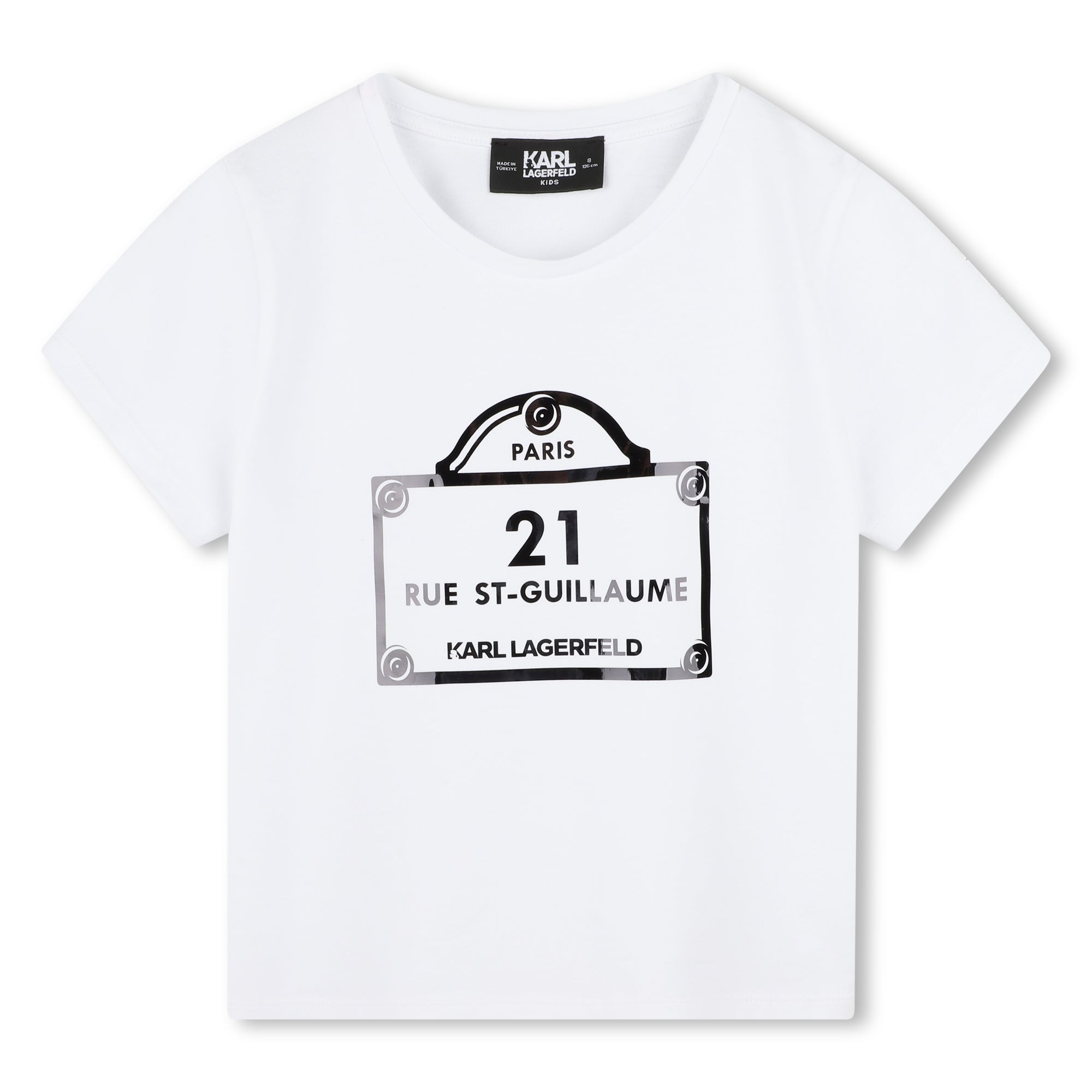 Karl Lagerfeld T Shirt Klz30486 White Branco_shot1