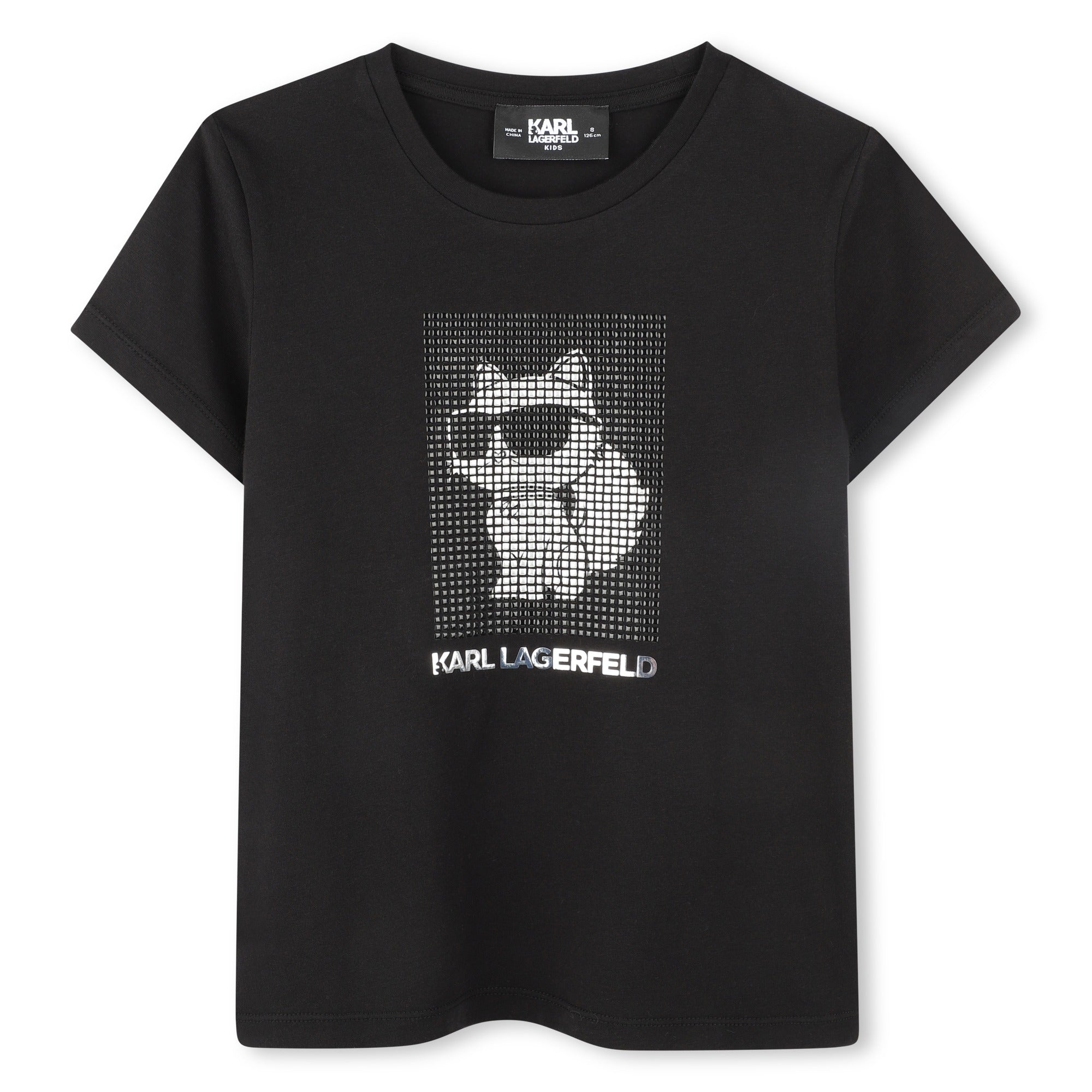Karl Lagerfeld T Shirt Klz30489 Black Preto_shot1