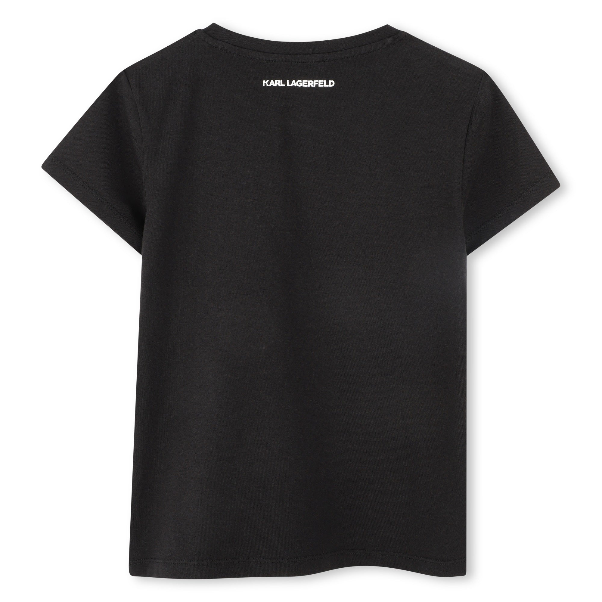 Karl Lagerfeld T Shirt Klz30489 Black Preto_shot2
