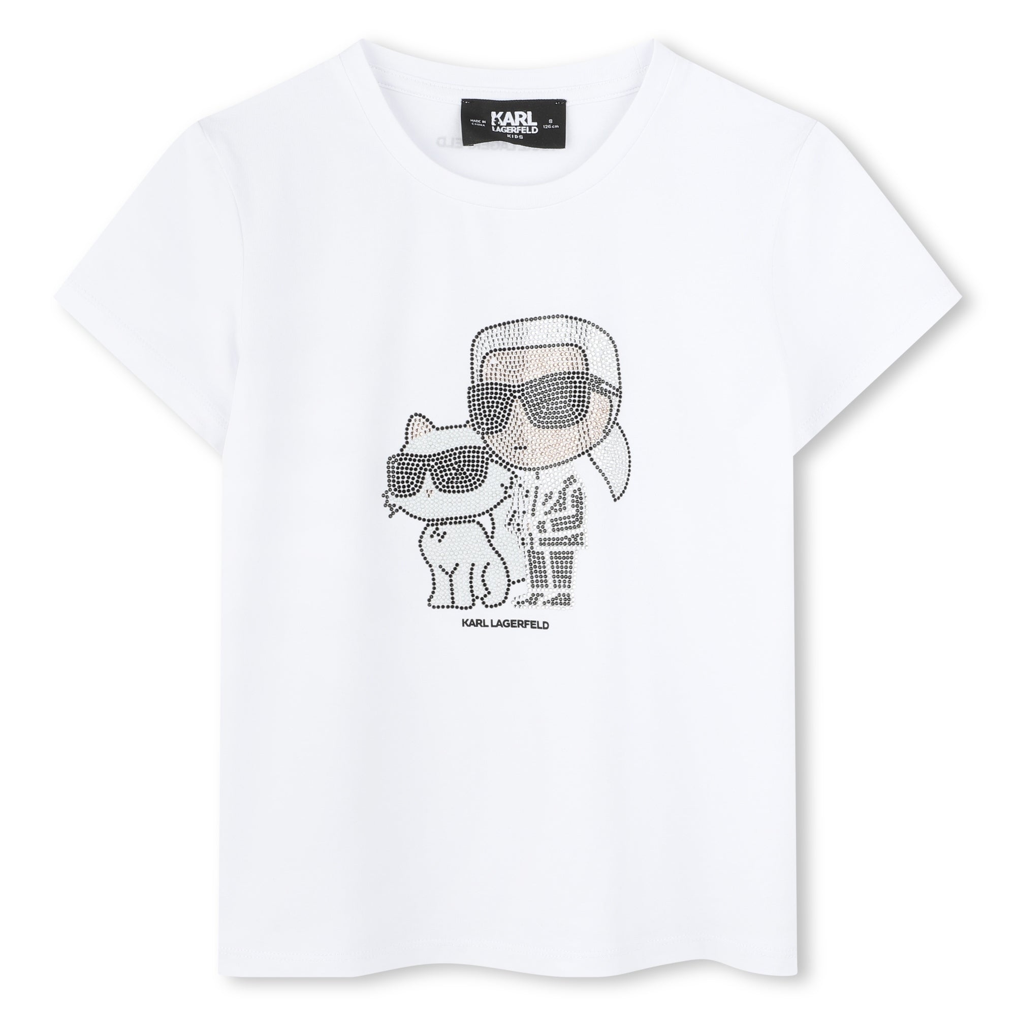 Karl Lagerfeld T Shirt Klz30489 White Branco_shot1