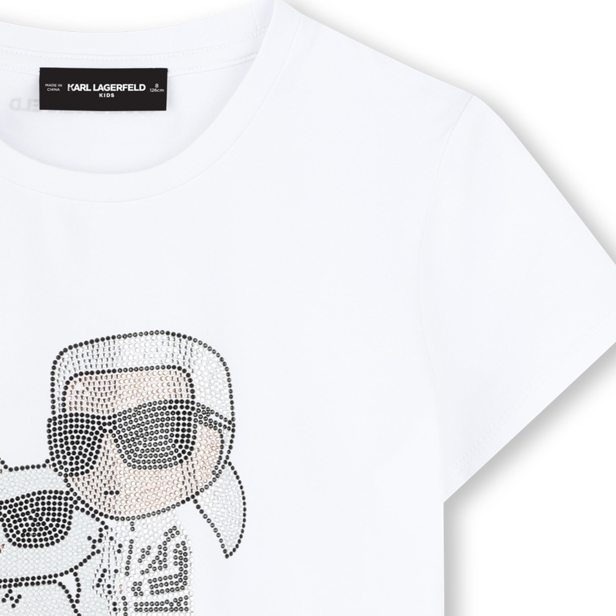 Karl Lagerfeld T Shirt Klz30489 White Branco_shot3