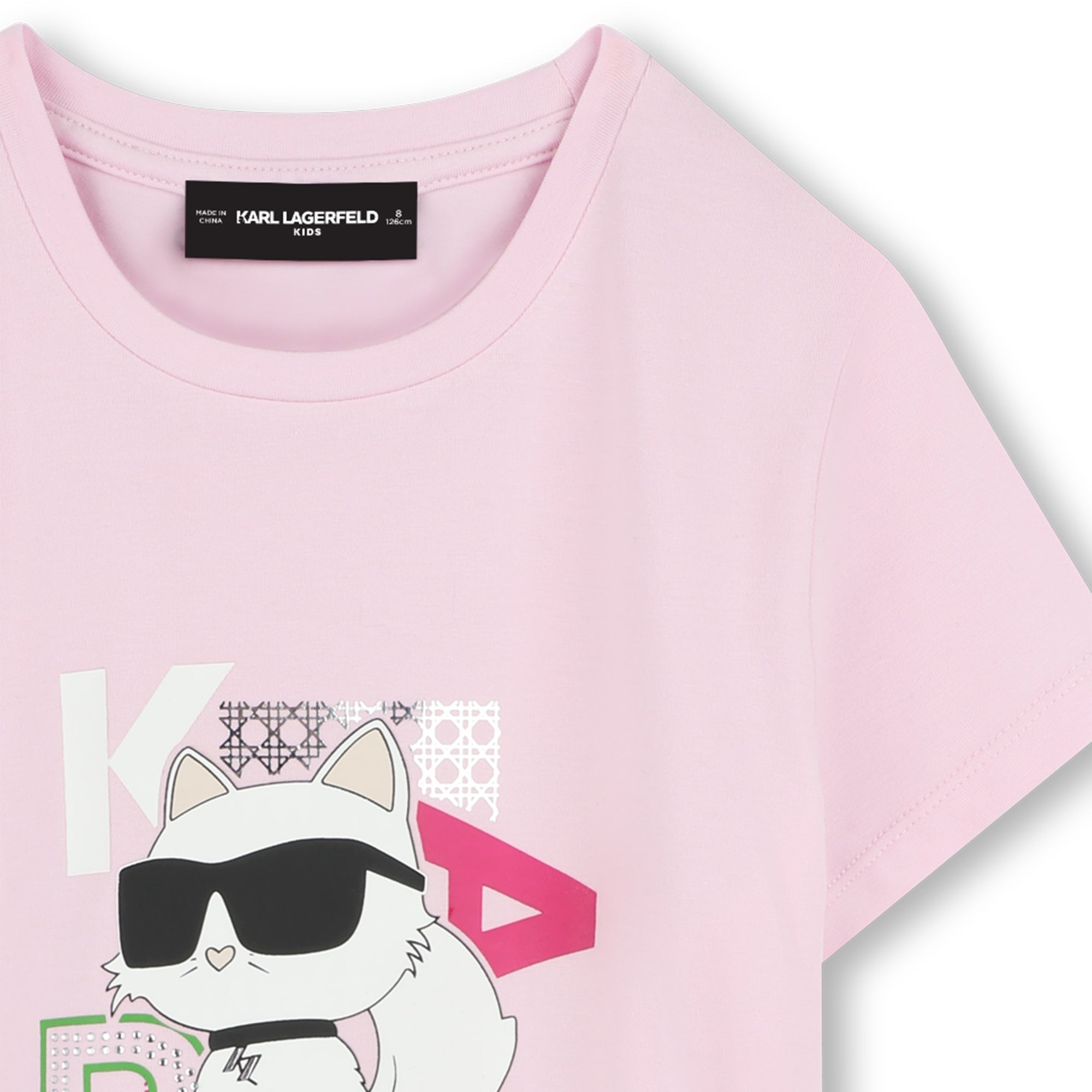 Karl Lagerfeld T Shirt Klz30491 Raspberry Raspberry_shot3