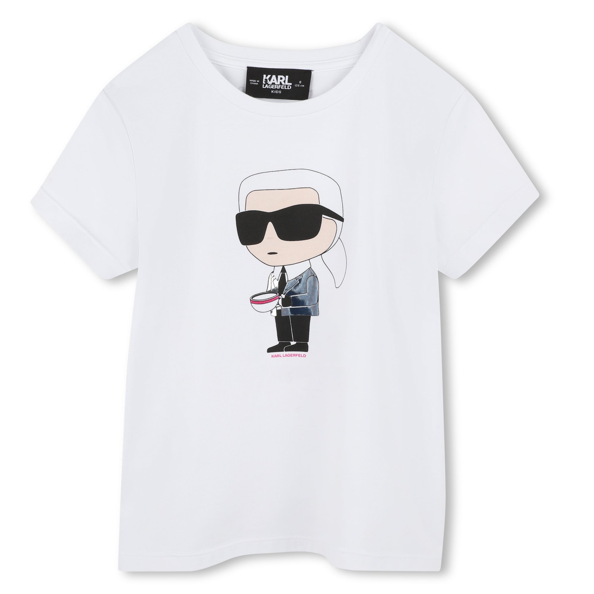 Karl Lagerfeld T Shirt Klz30491 White Branco_shot1