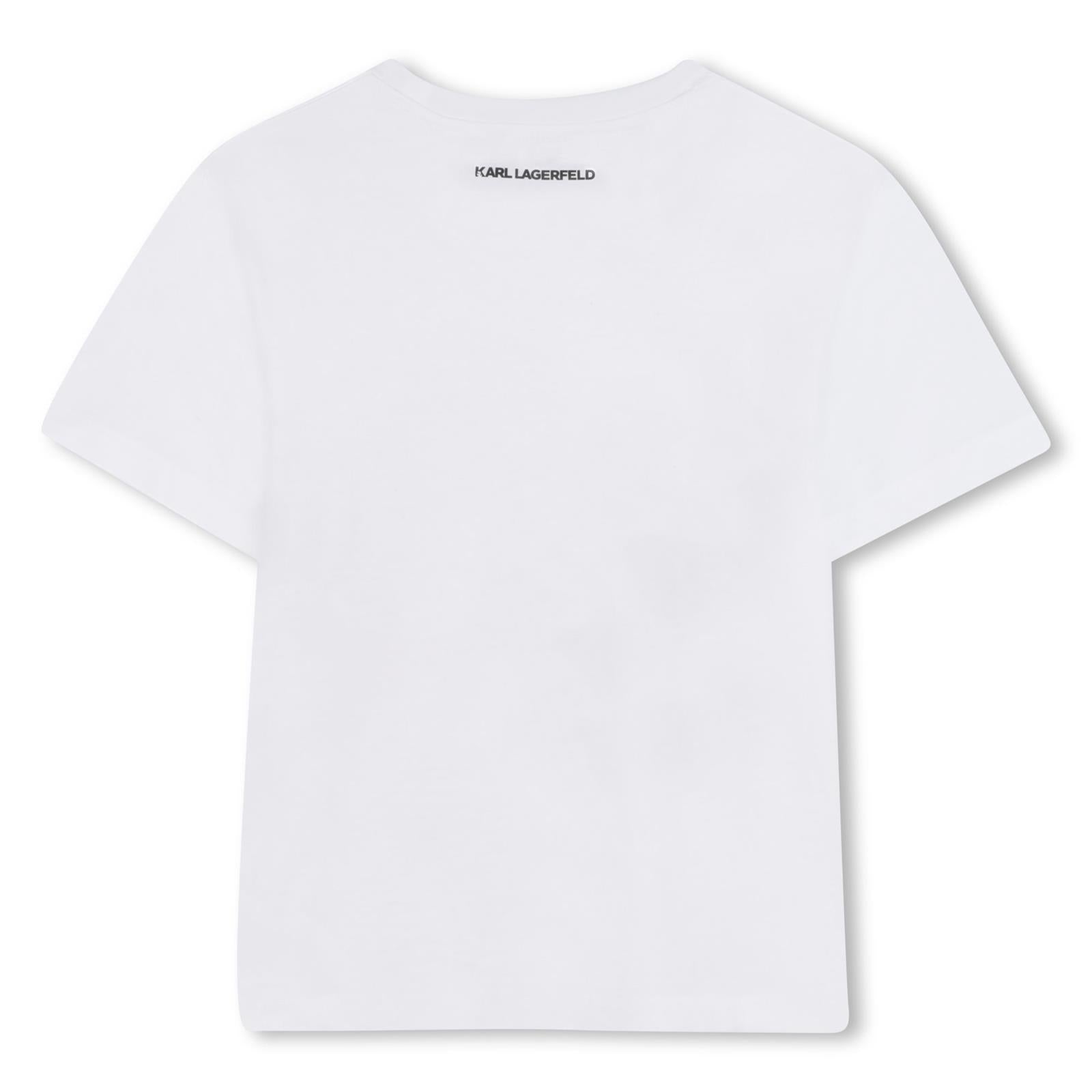 Karl Lagerfeld T Shirt Klz30943 White Branco_shot3