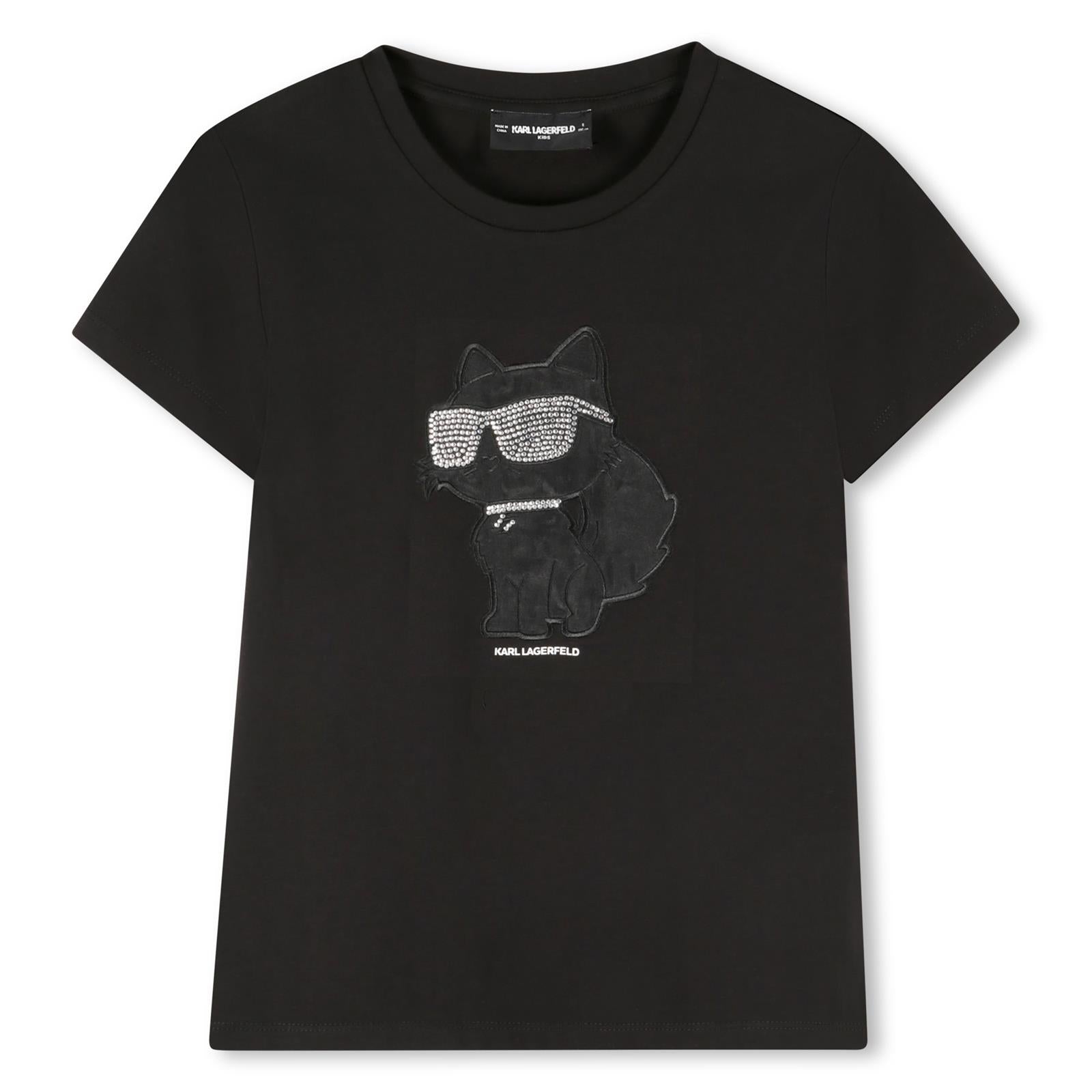 Karl Lagerfeld T Shirt Klz30945 Black Preto_shot2