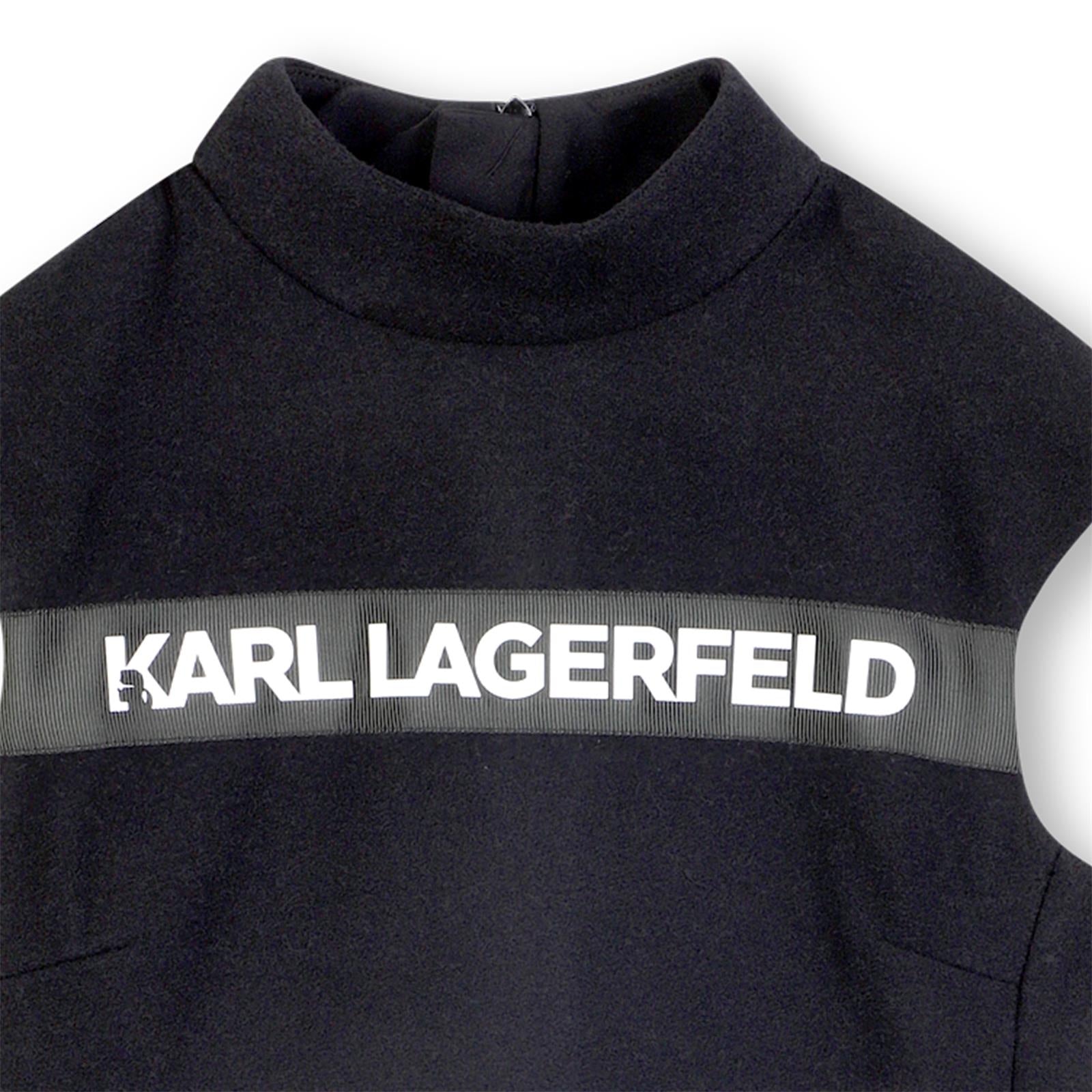 Karl Lagerfeld Vestido Dress Klz30618 Black Preto_shot4