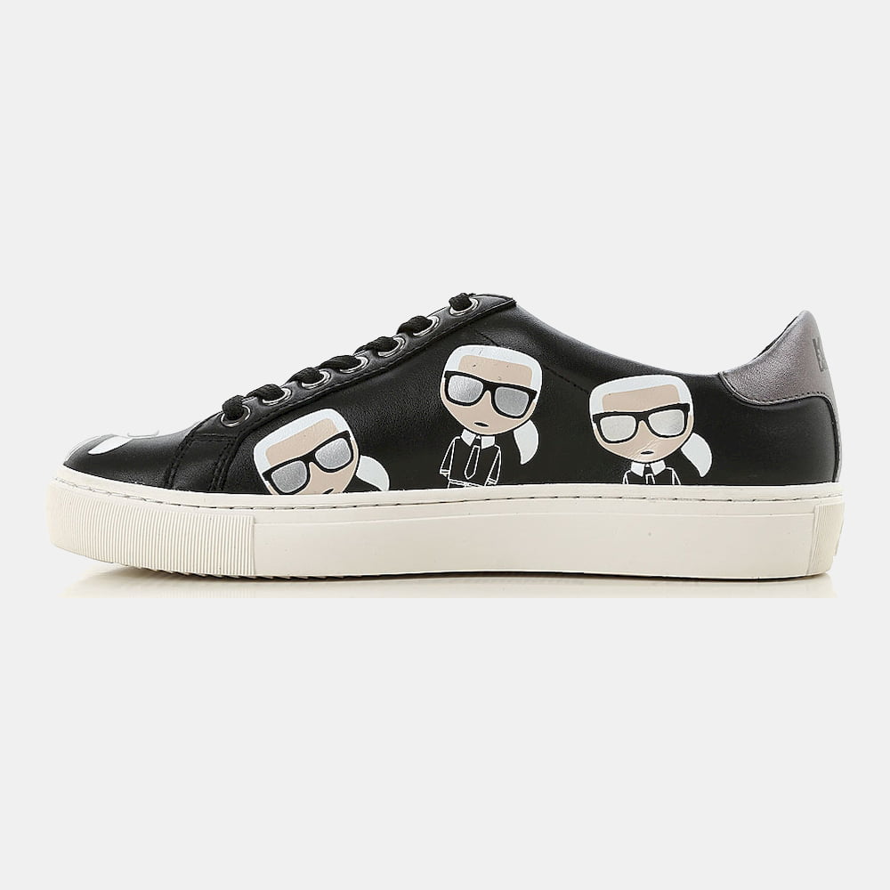 Karl Lagerfield Sapatilhas Sneakers Shoes 61015 Black Preto Shot6