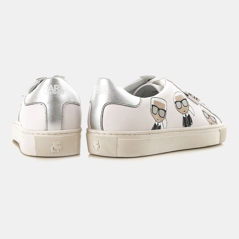 Karl Lagerfield Sapatilhas Sneakers Shoes 61015 White Branco Shot10