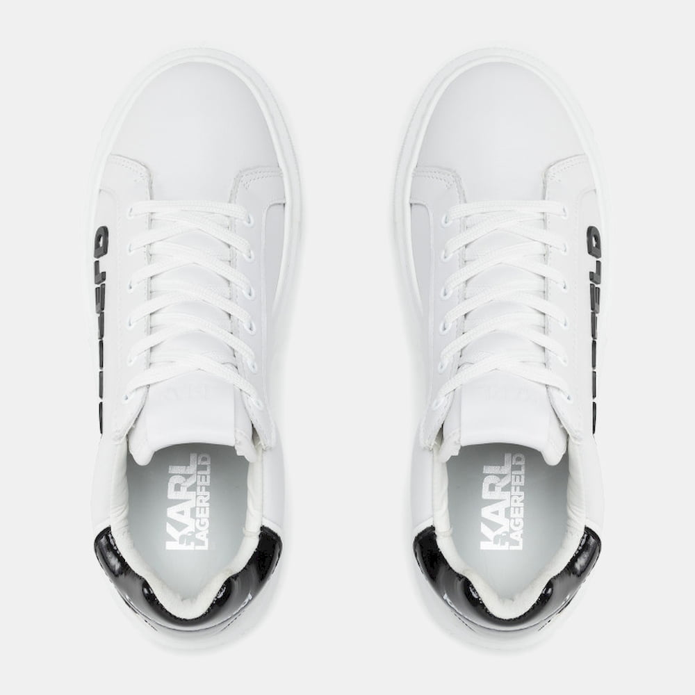 Karl Lagerfield Sapatilhas Sneakers Shoes 62210 Whi Black Branco Preto Shot12