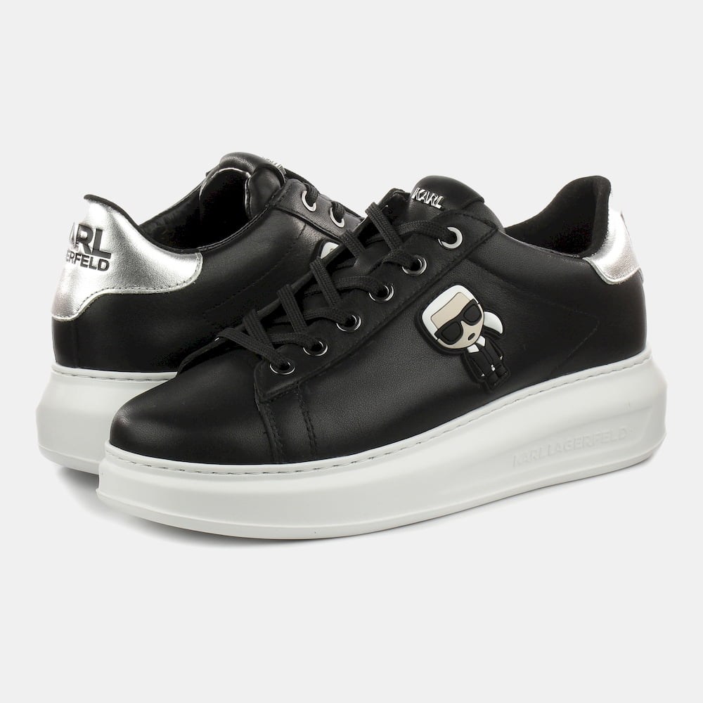 Karl Lagerfield Sapatilhas Sneakers Shoes 62530 Blk Silver Preto Silver Shot16