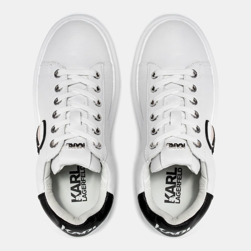 Karl Lagerfield Sapatilhas Sneakers Shoes 62530 Whi Black Branco Preto Shot15