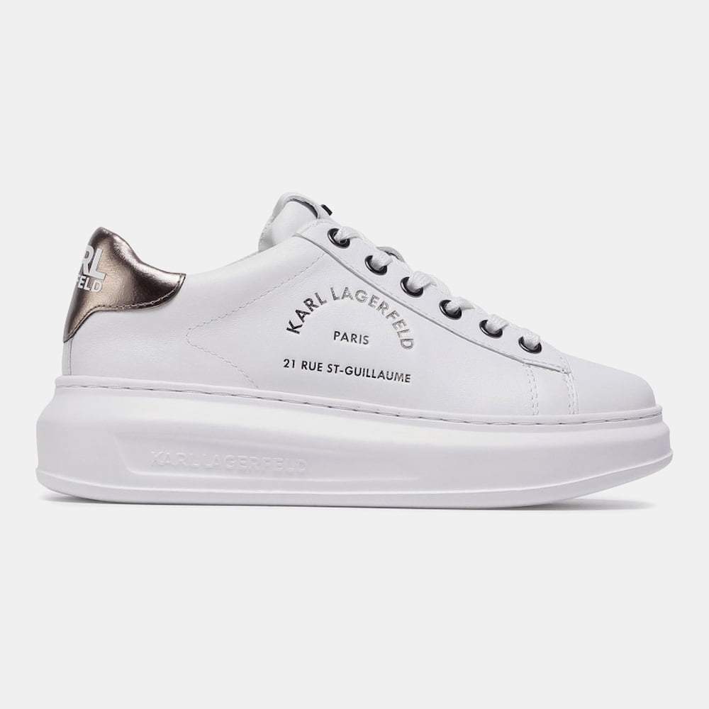 Karl Lagerfield Sapatilhas Sneakers Shoes 62538 Whi Pink Branco Rosa Shot12