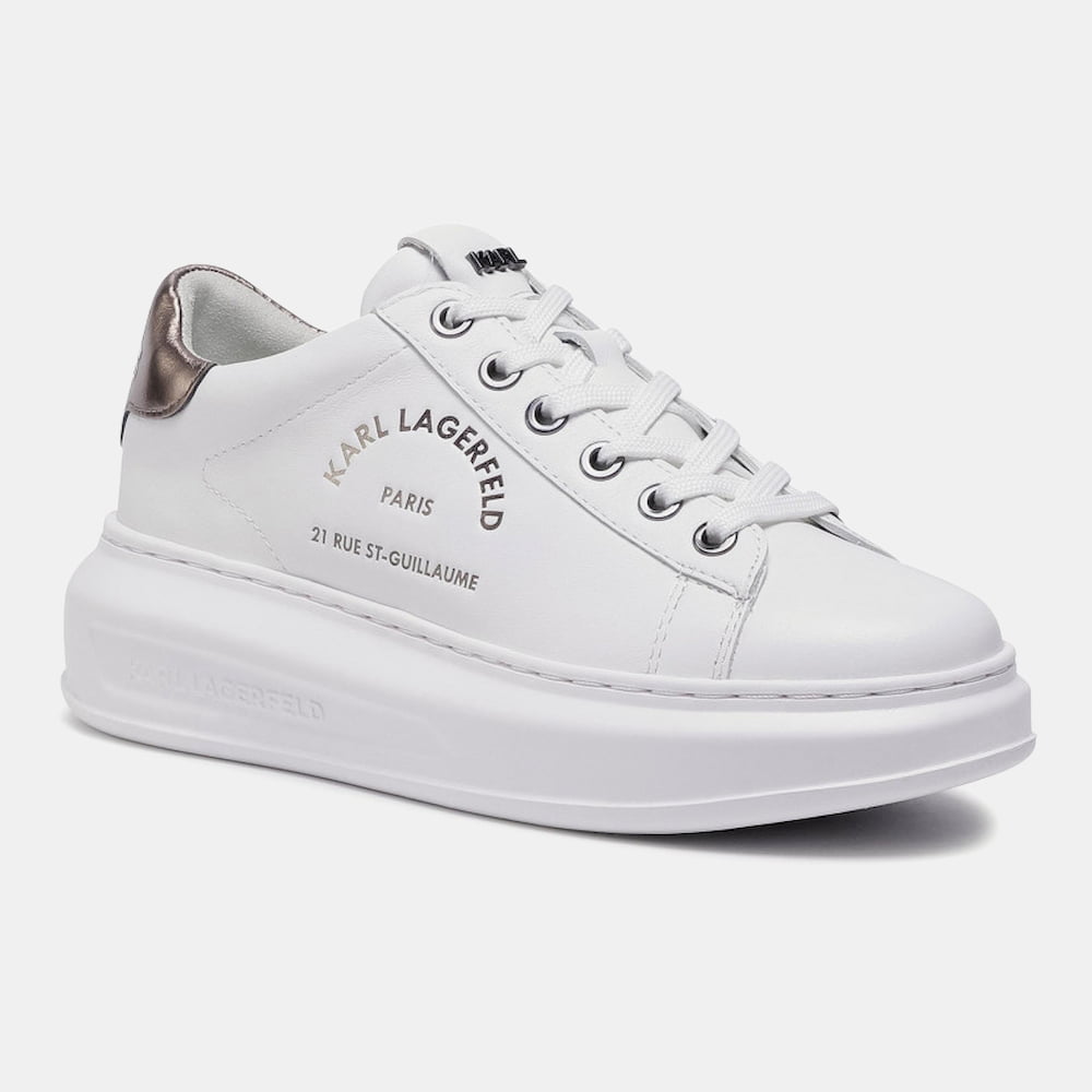 Karl Lagerfield Sapatilhas Sneakers Shoes 62538 Whi Pink Branco Rosa Shot2